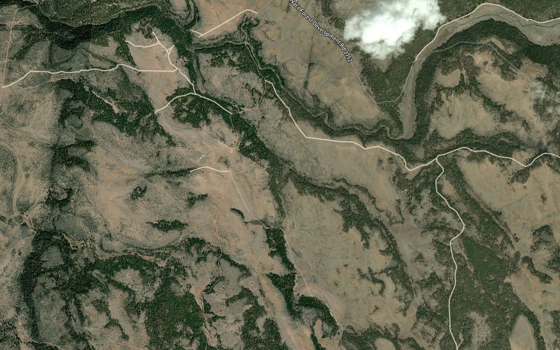 Satellite map of the Pitch Log Spring