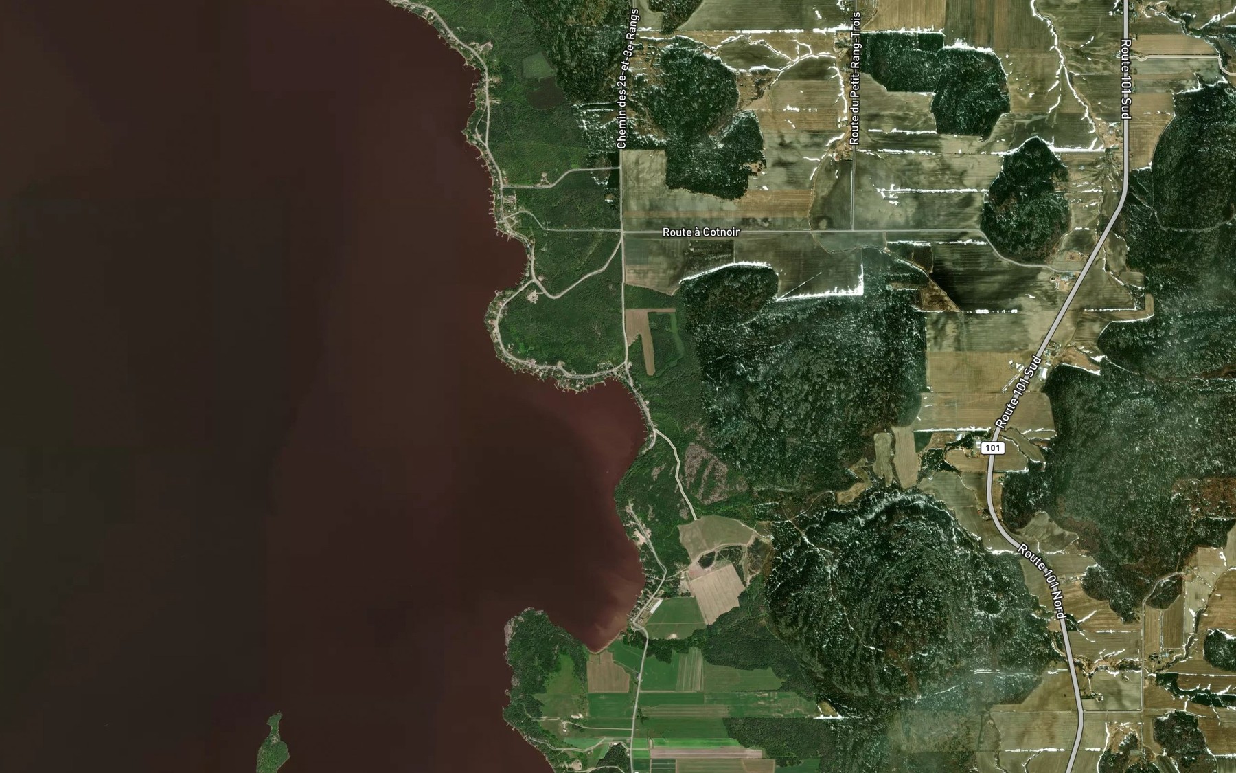 Satellite map of the Baie Joanne