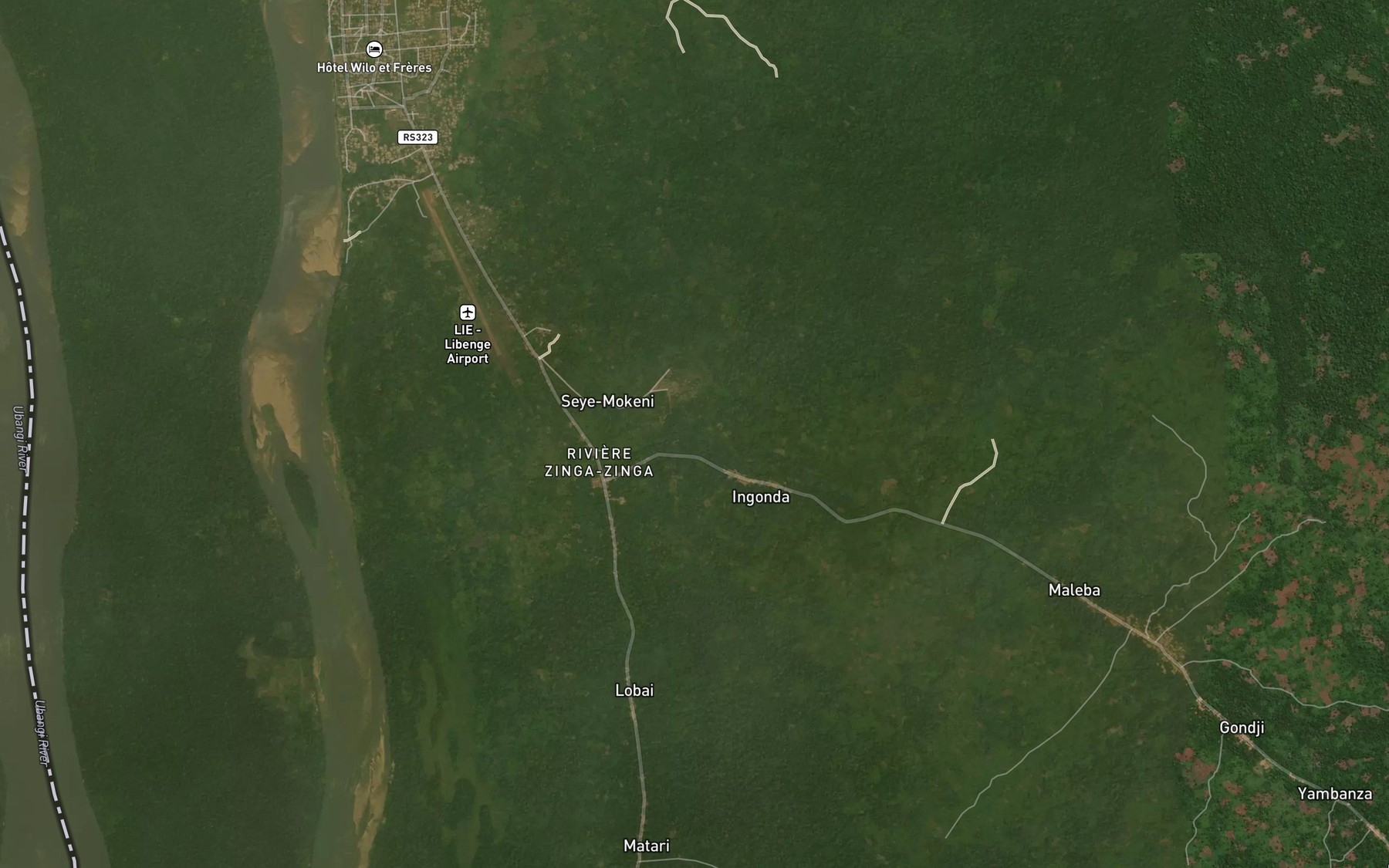 Satellite map of the Lemba