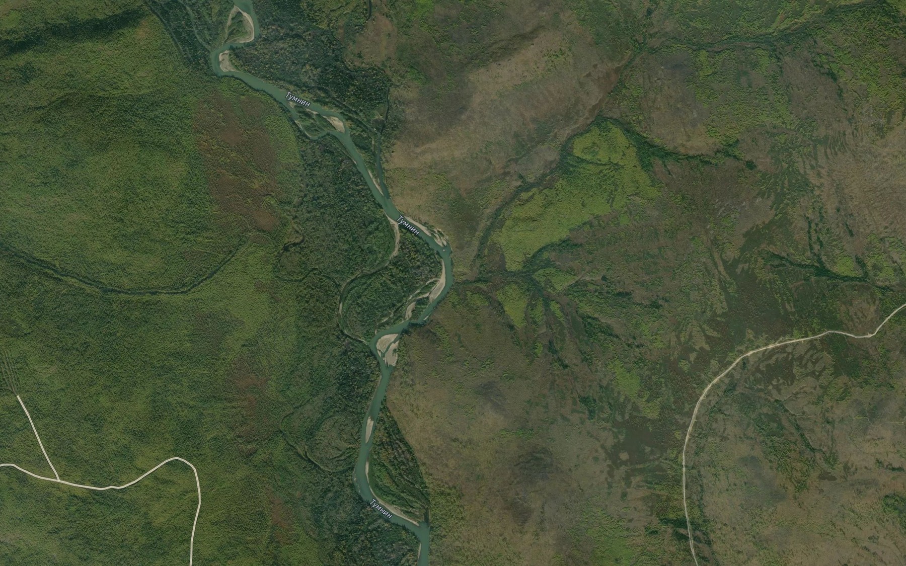 Satellite map of the Slyudyanoy