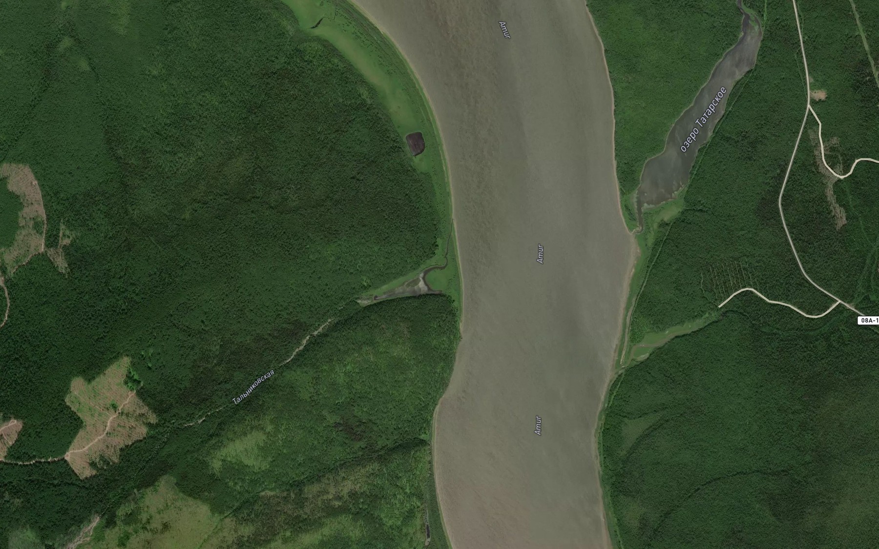 Satellite map of the Tal'nikovskaya