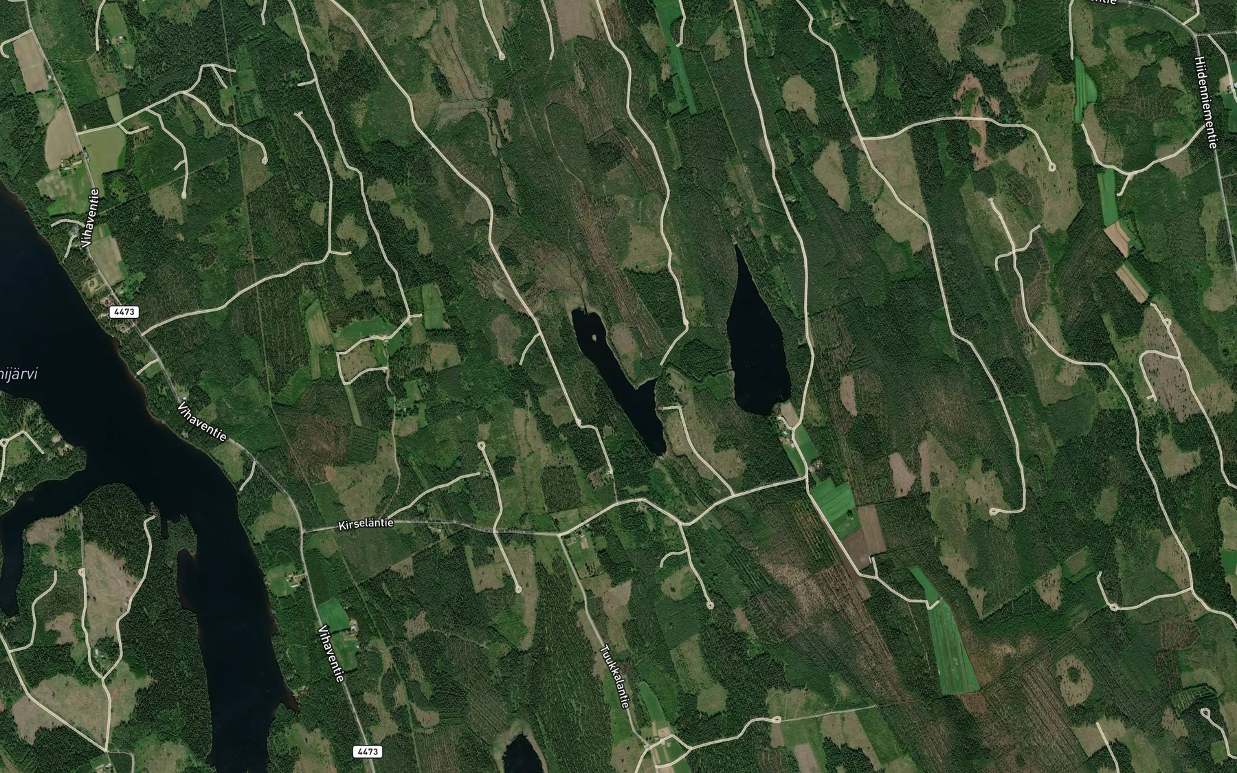 Satellite map of the Pieni Kirilampi