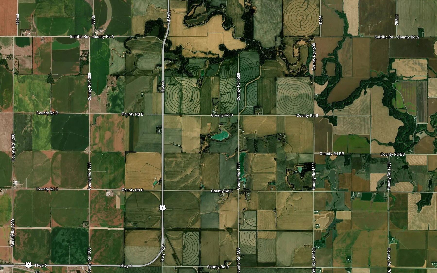 Satellite map of the Reservoir 1-A