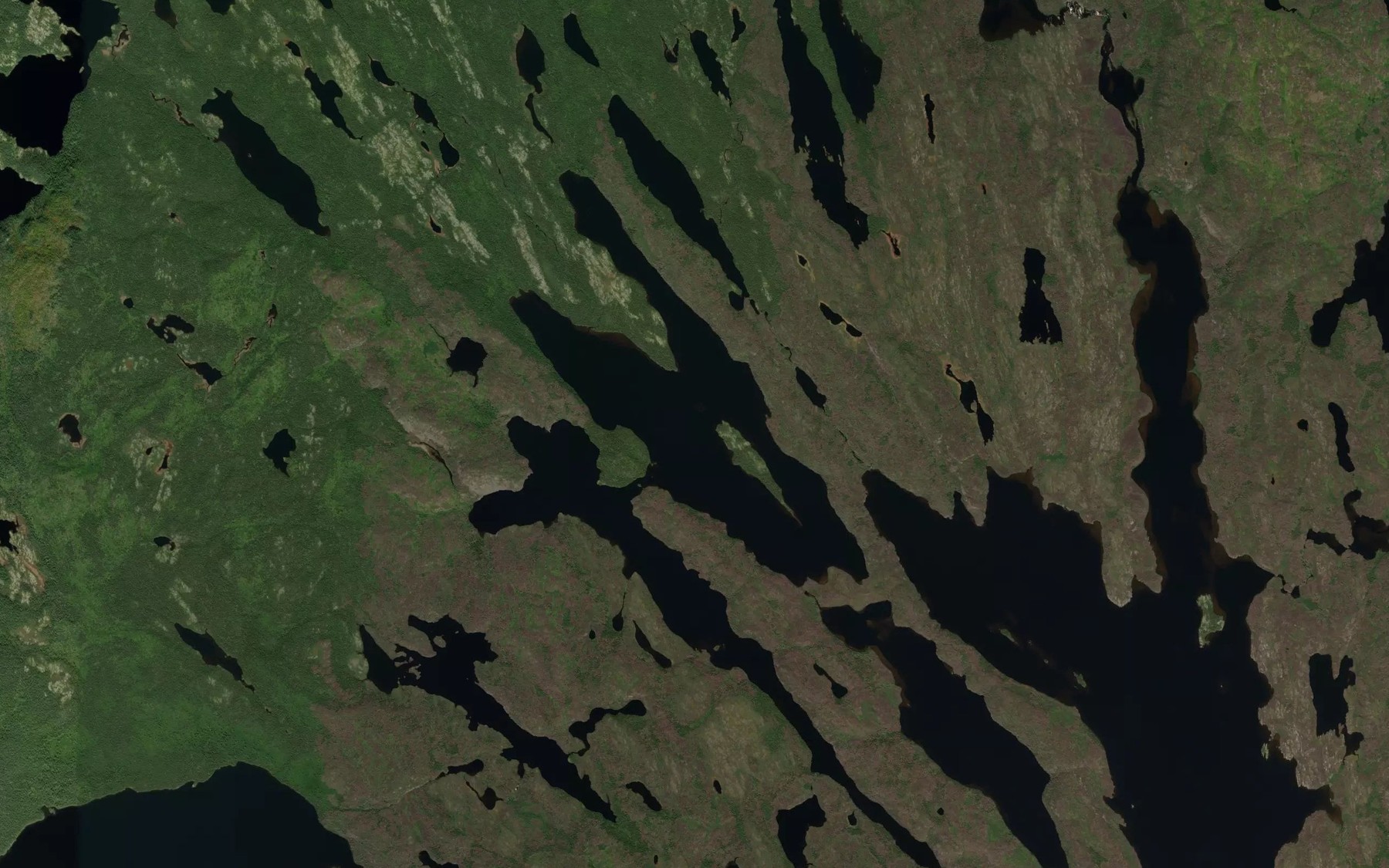 Satellite map of the Lac Noroy