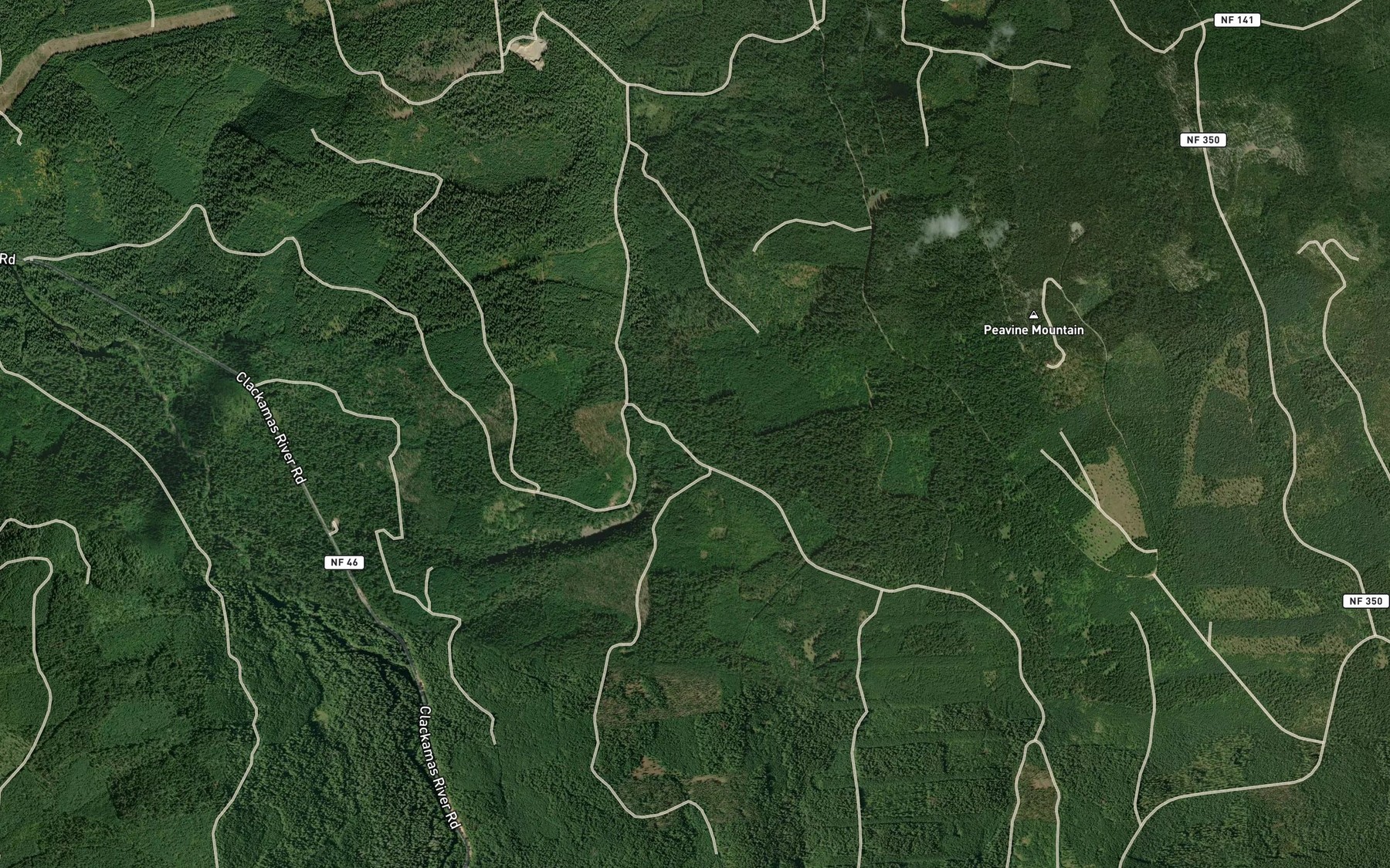 Satellite map of the Fire Spring