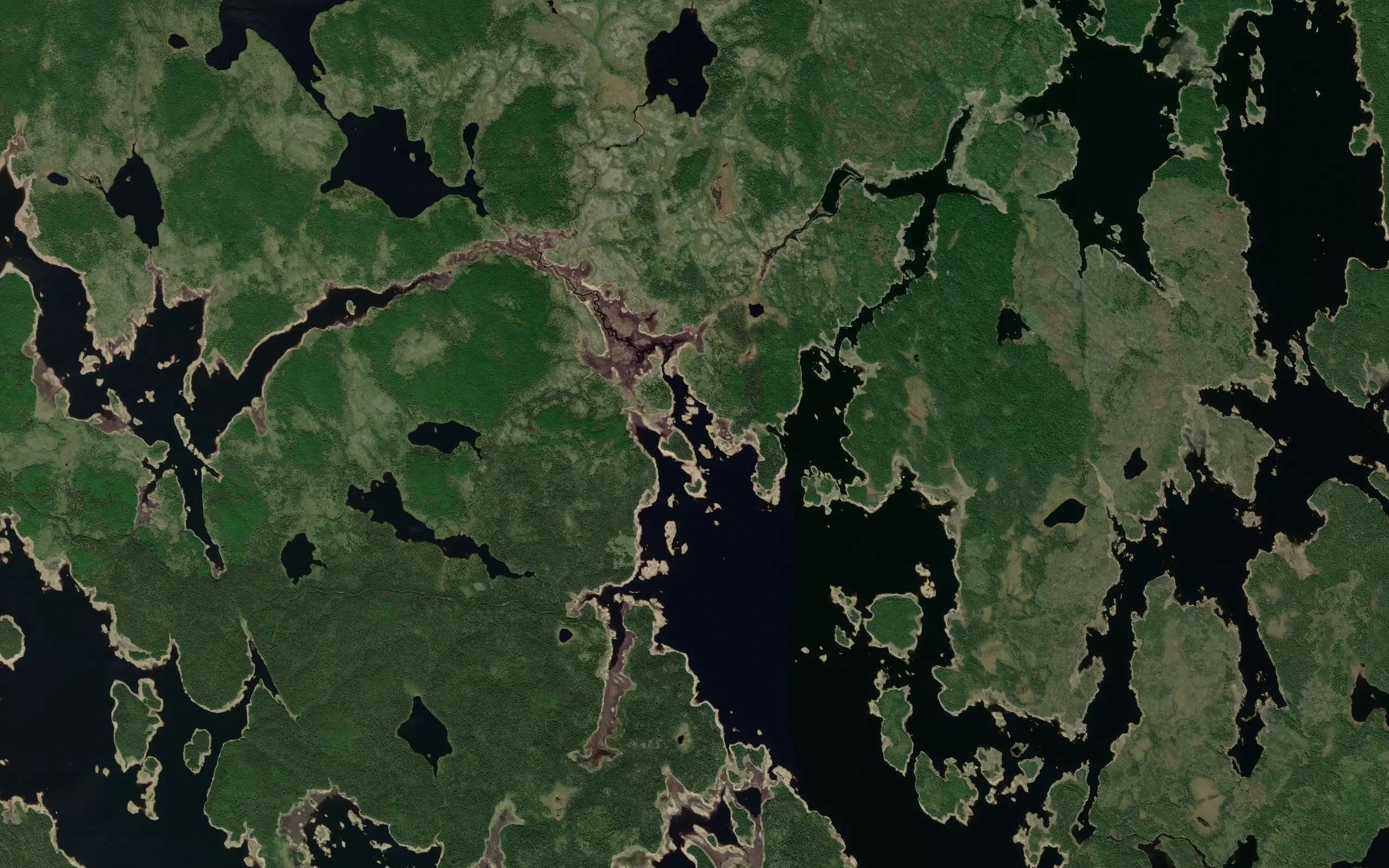 Satellite map of the Baie Noire