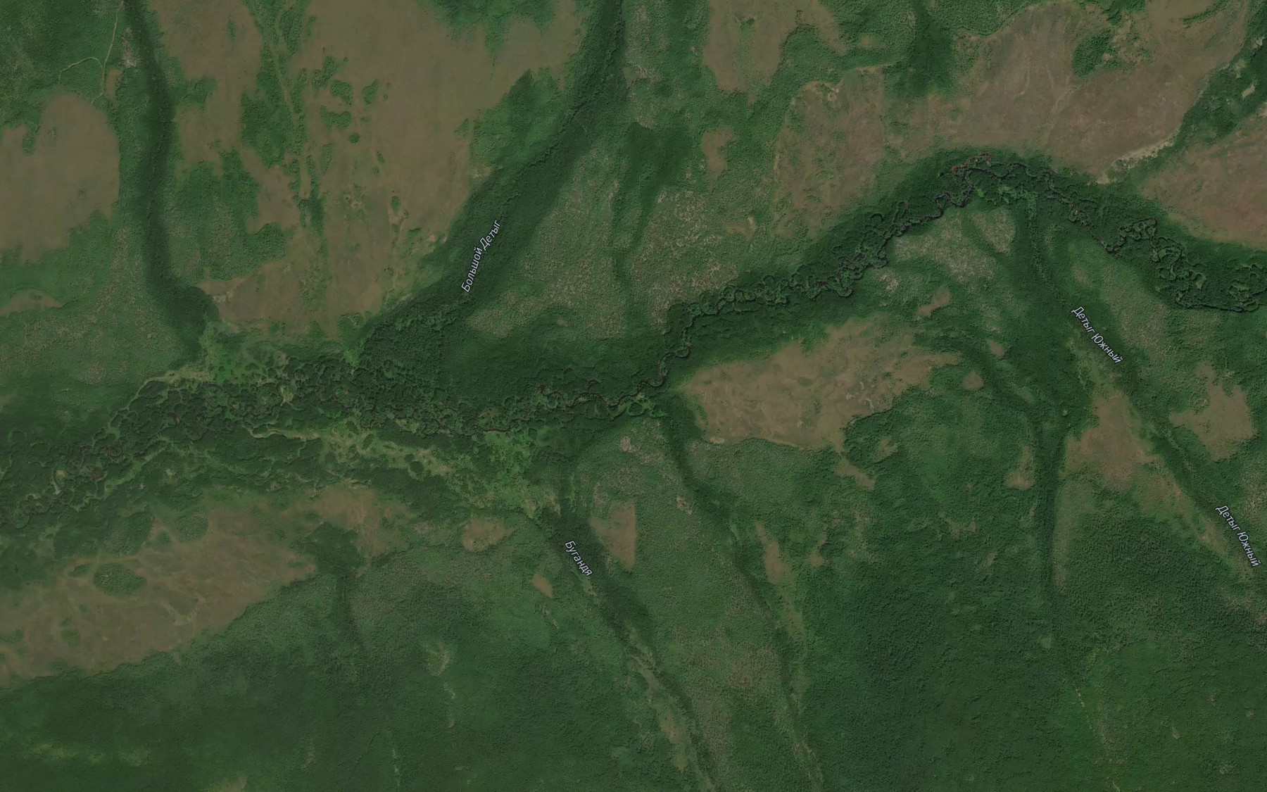 Satellite map of the Gorelyy