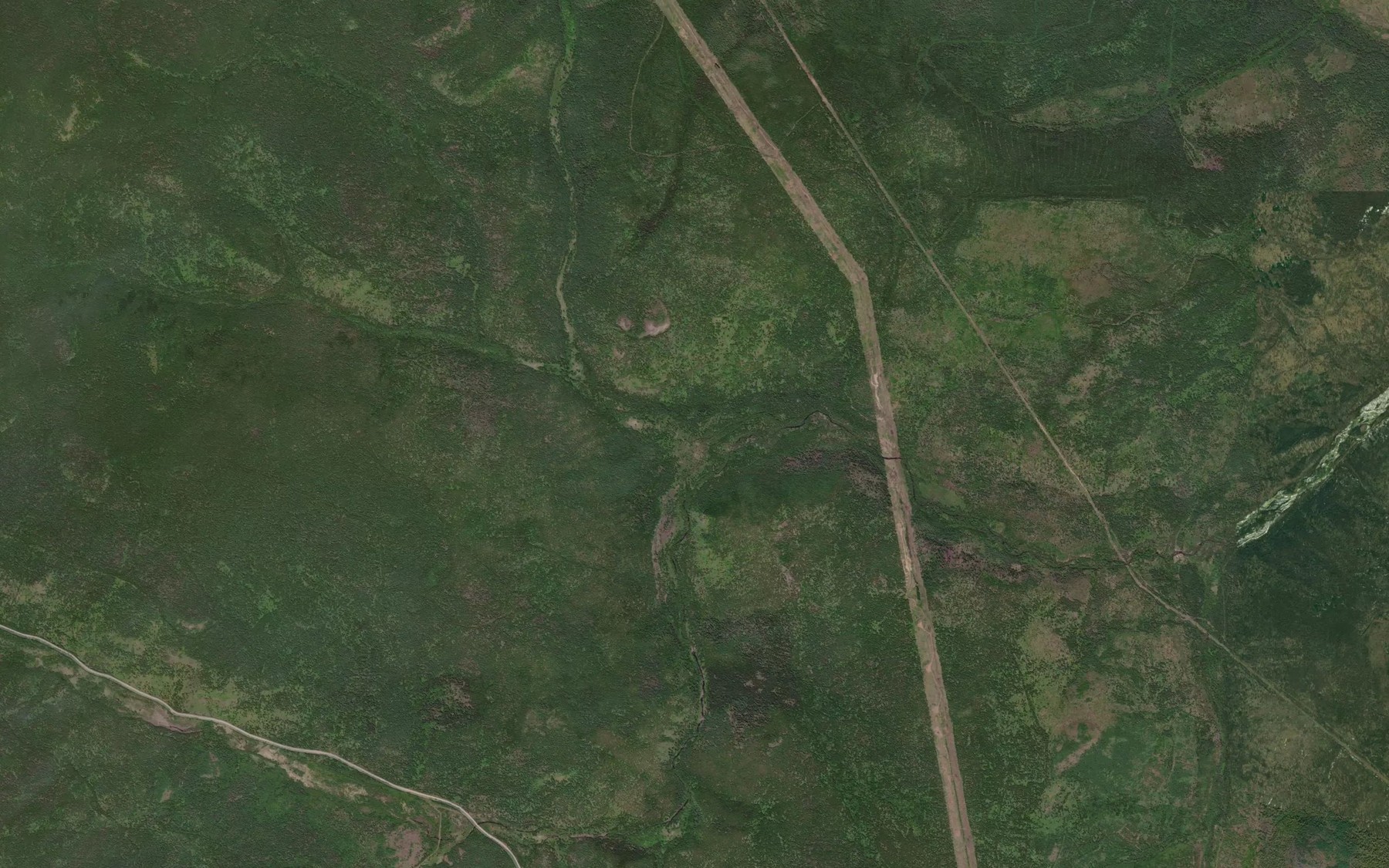 Satellite map of the Teplyy