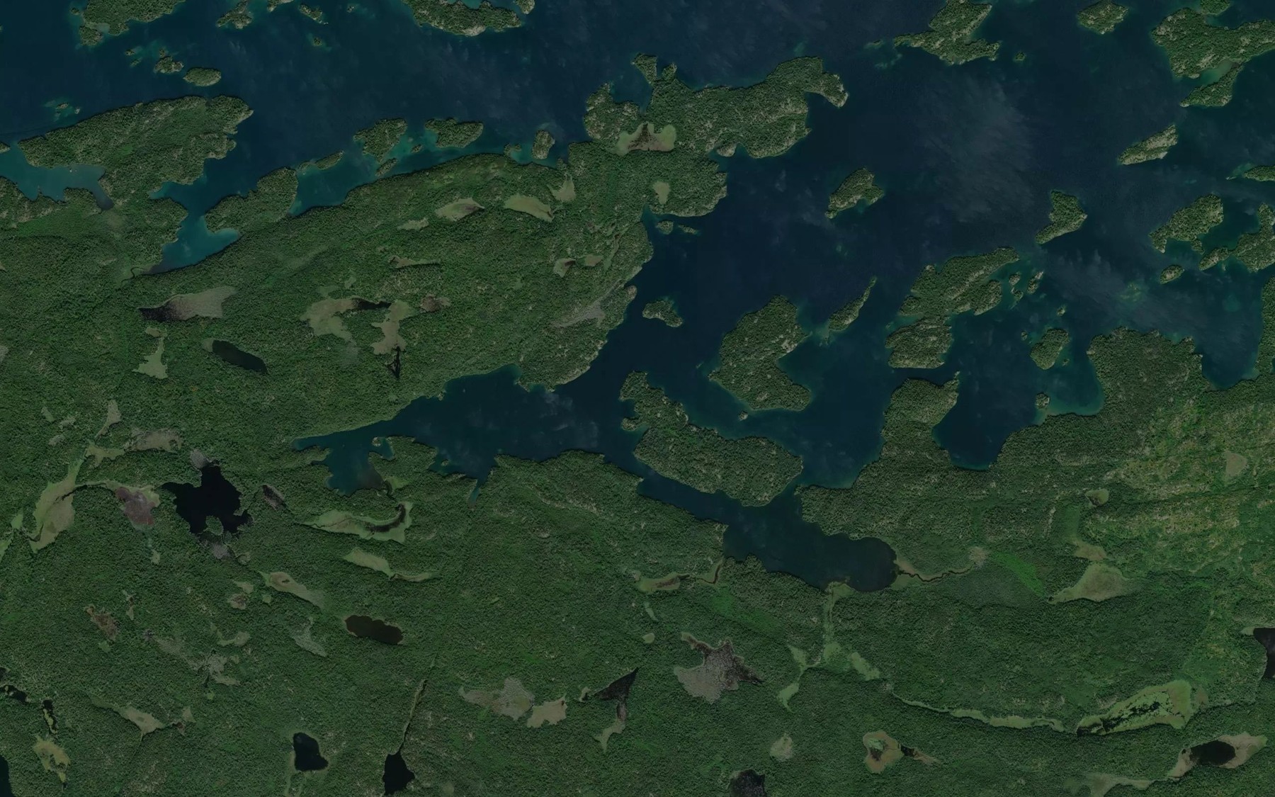 Satellite map of the Blacky Bay