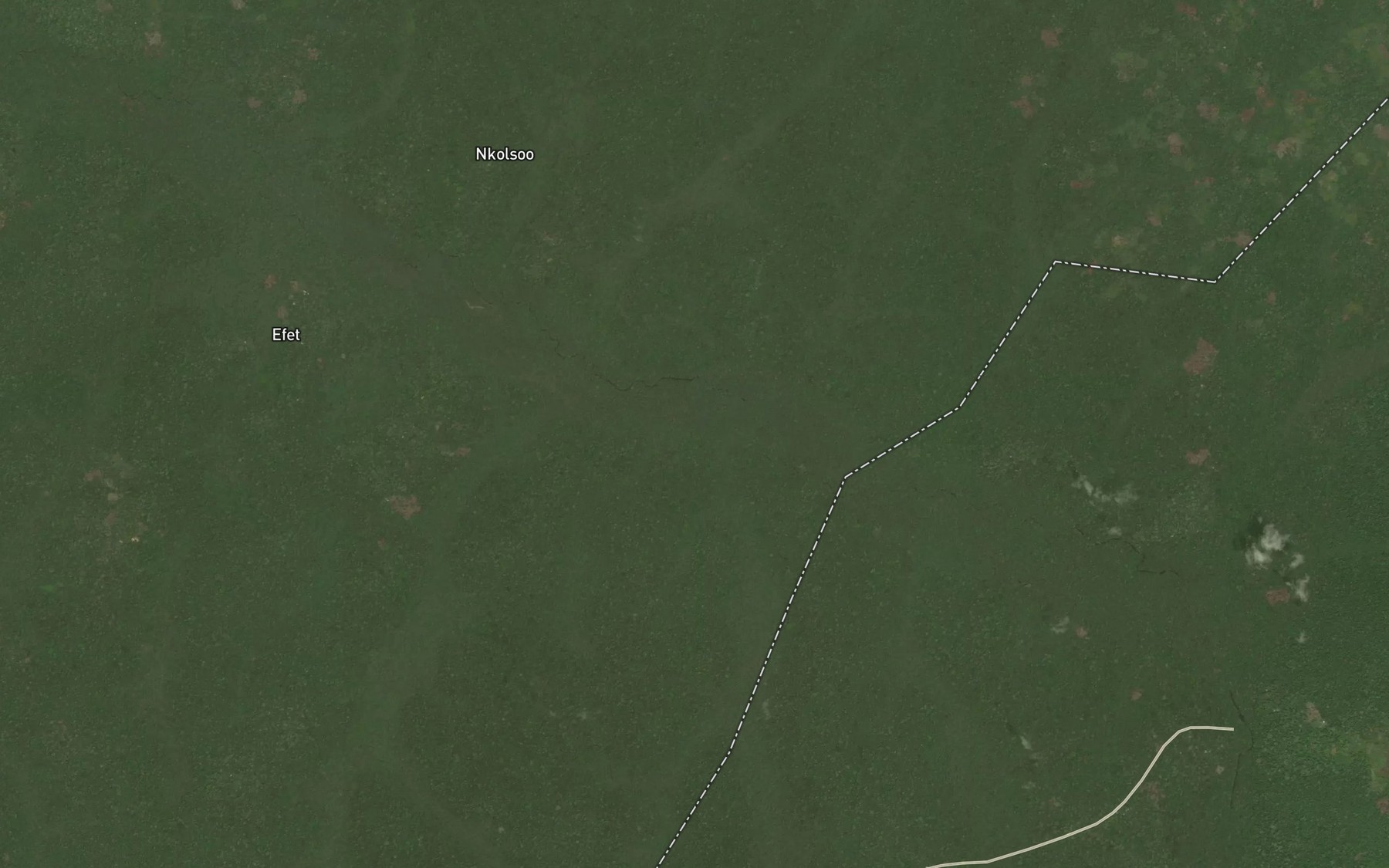 Satellite map of the Melamza
