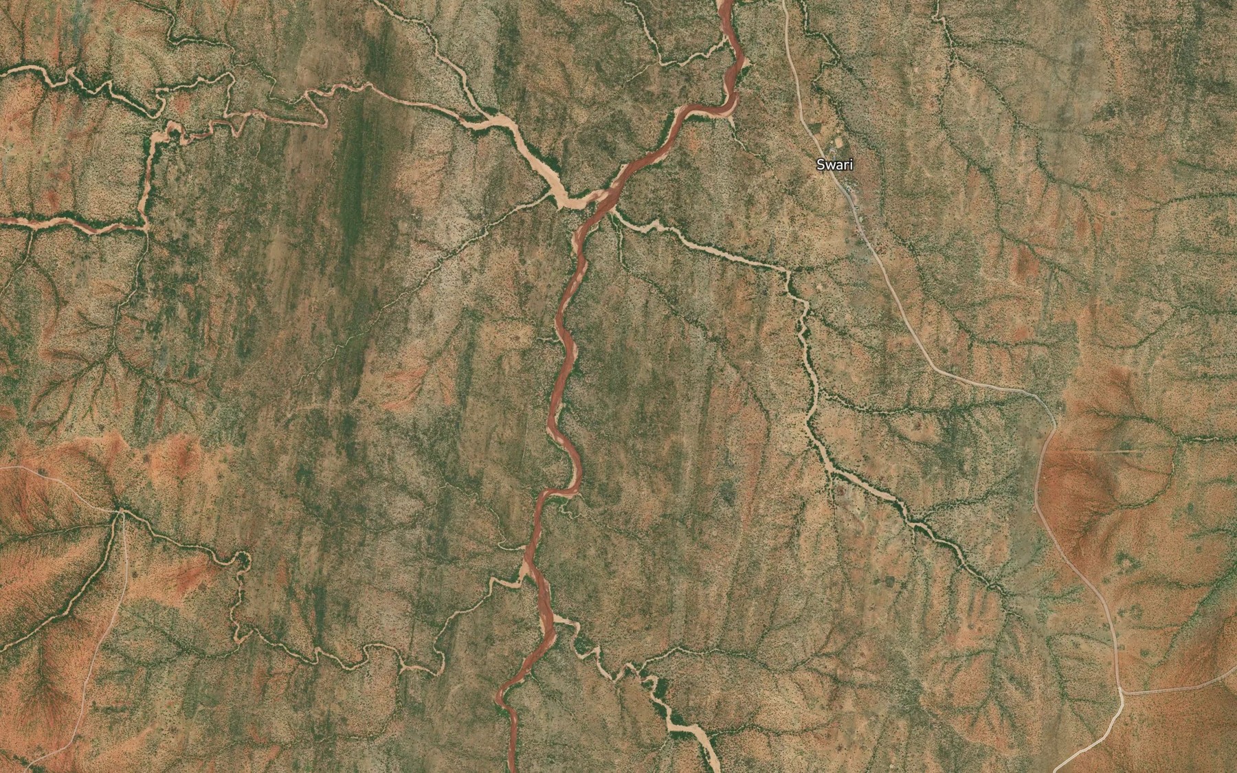 Satellite map of the Il Ponyeki Dam