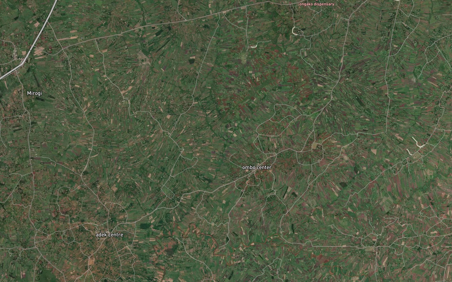 Satellite map of the Ajiko