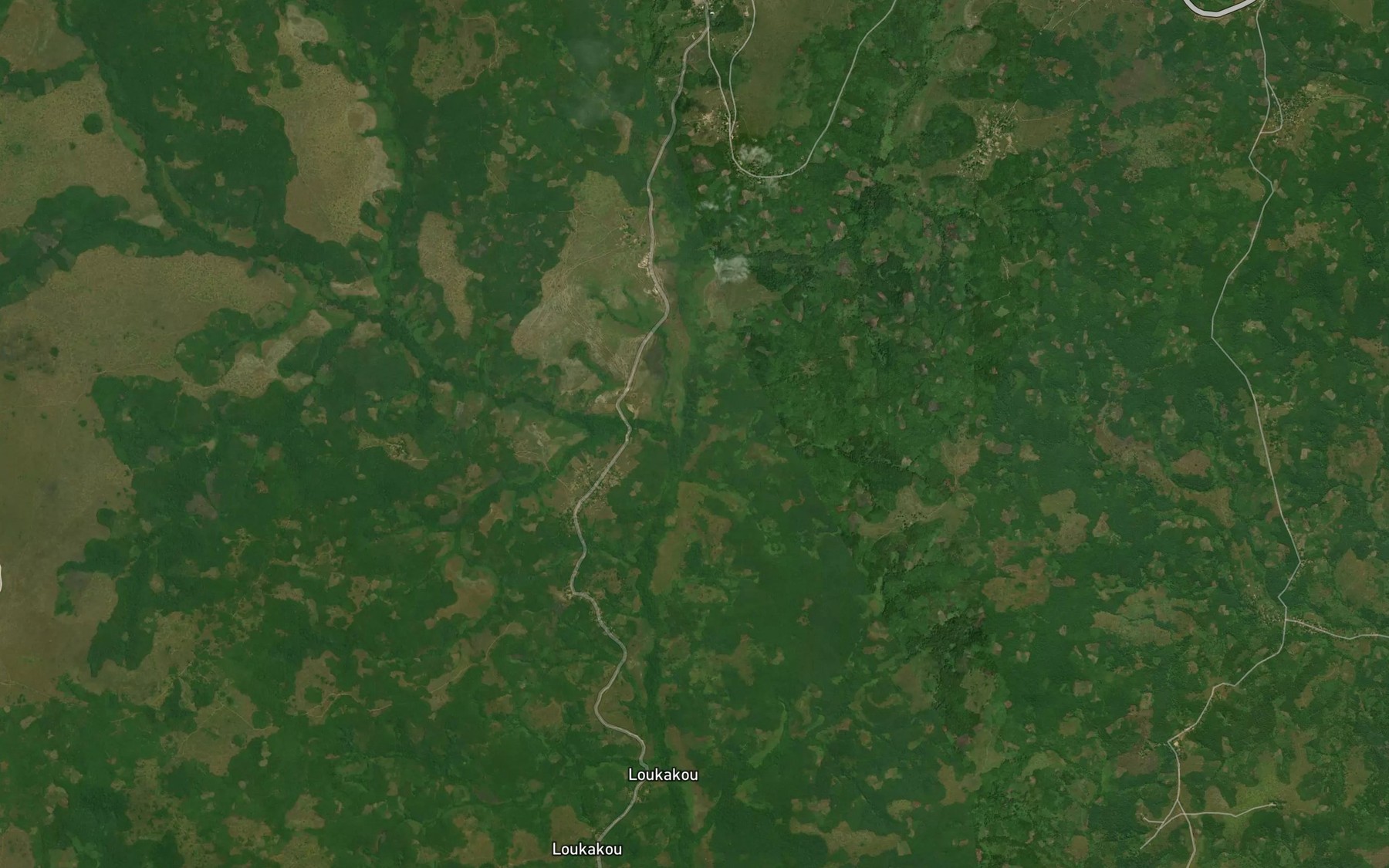 Satellite map of the Ndonzari