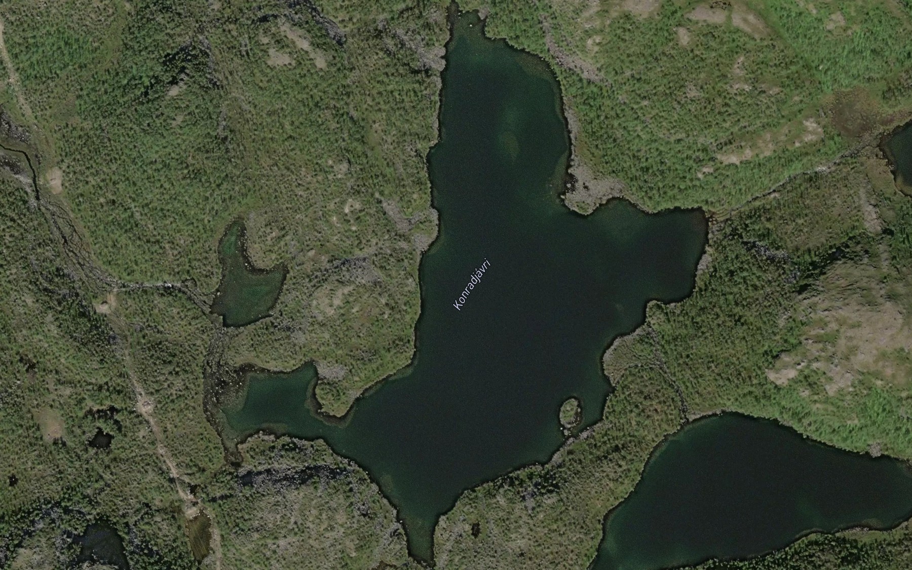 Satellite map of the Konradjavri