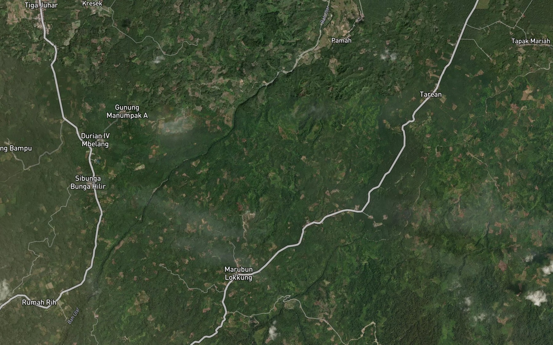 Satellite map of the Bah Gerger