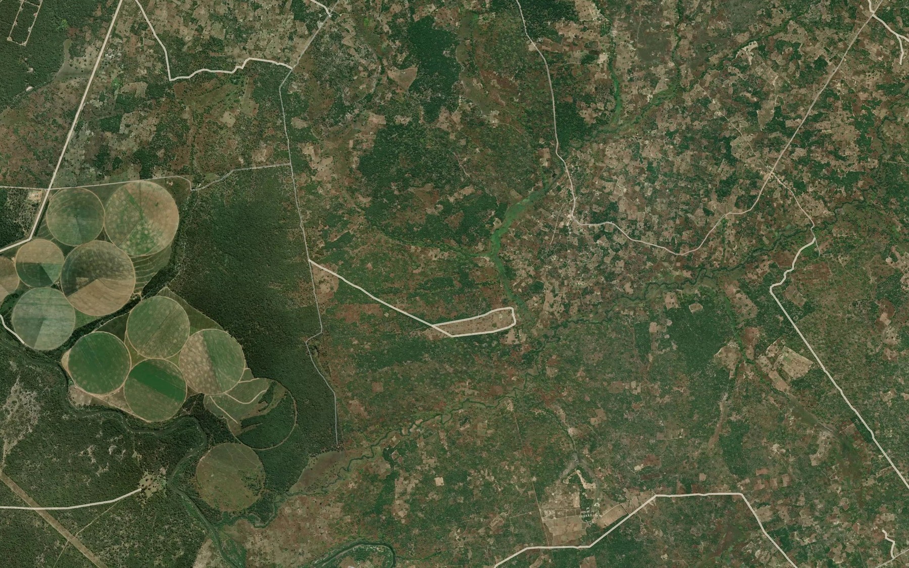 Satellite map of the Chishinkoshe