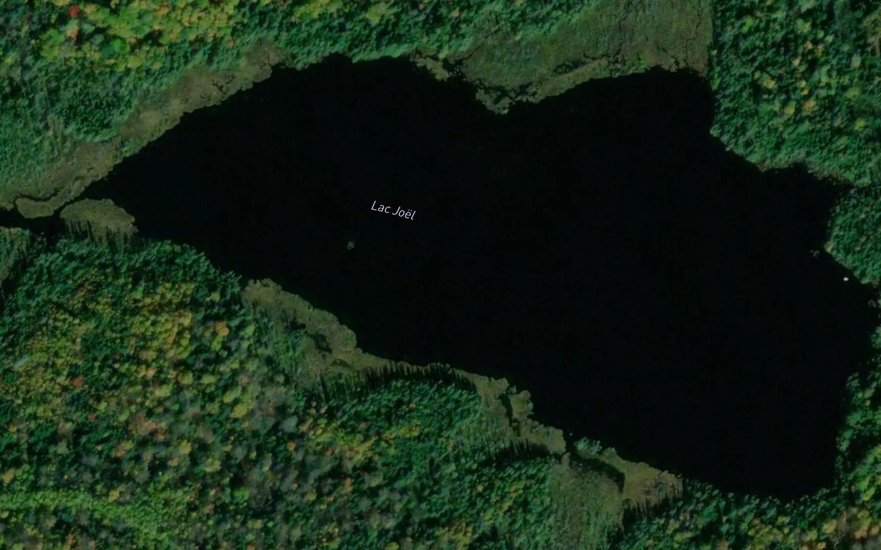 Satellite map of the Lac Joel
