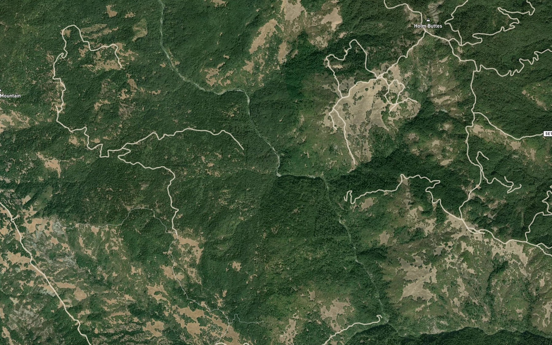 Satellite map of the Renfroe Hole