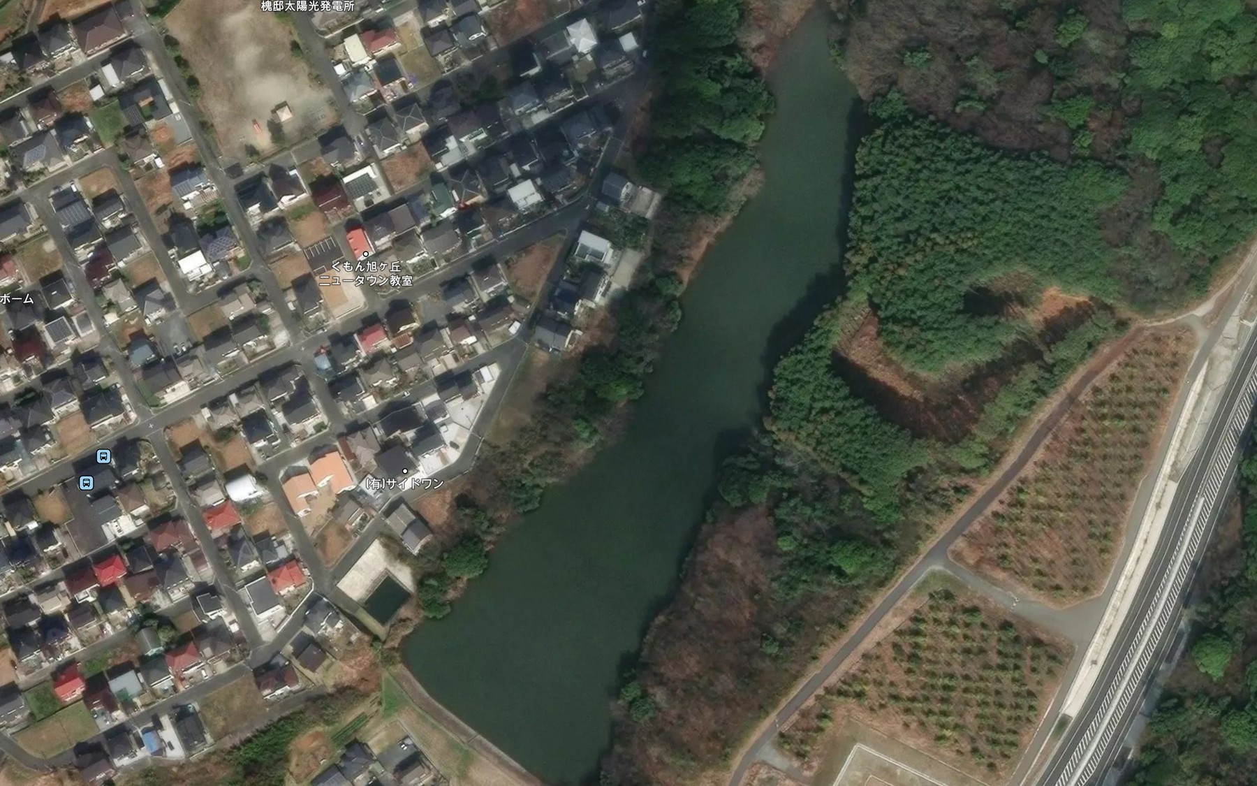 Satellite map of the Furuyashiki Ike