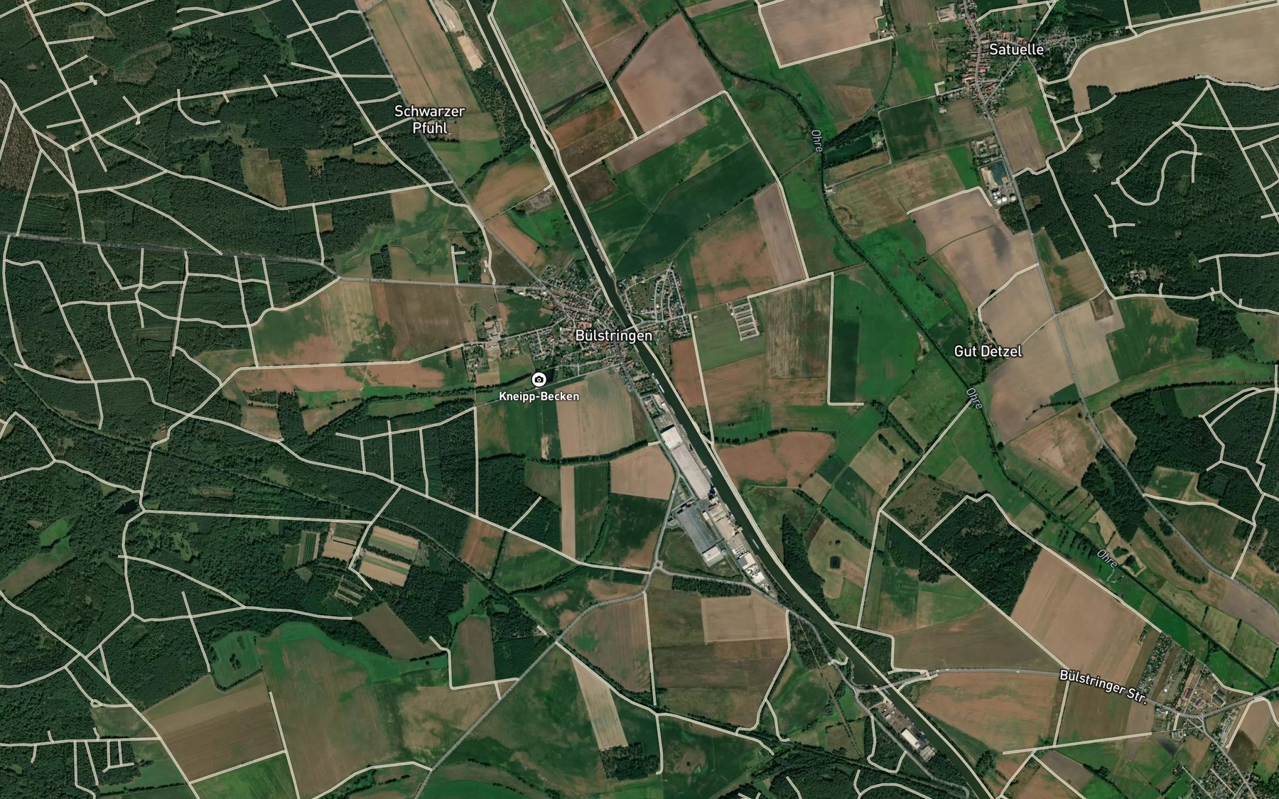 Satellite map of the Mordgraben