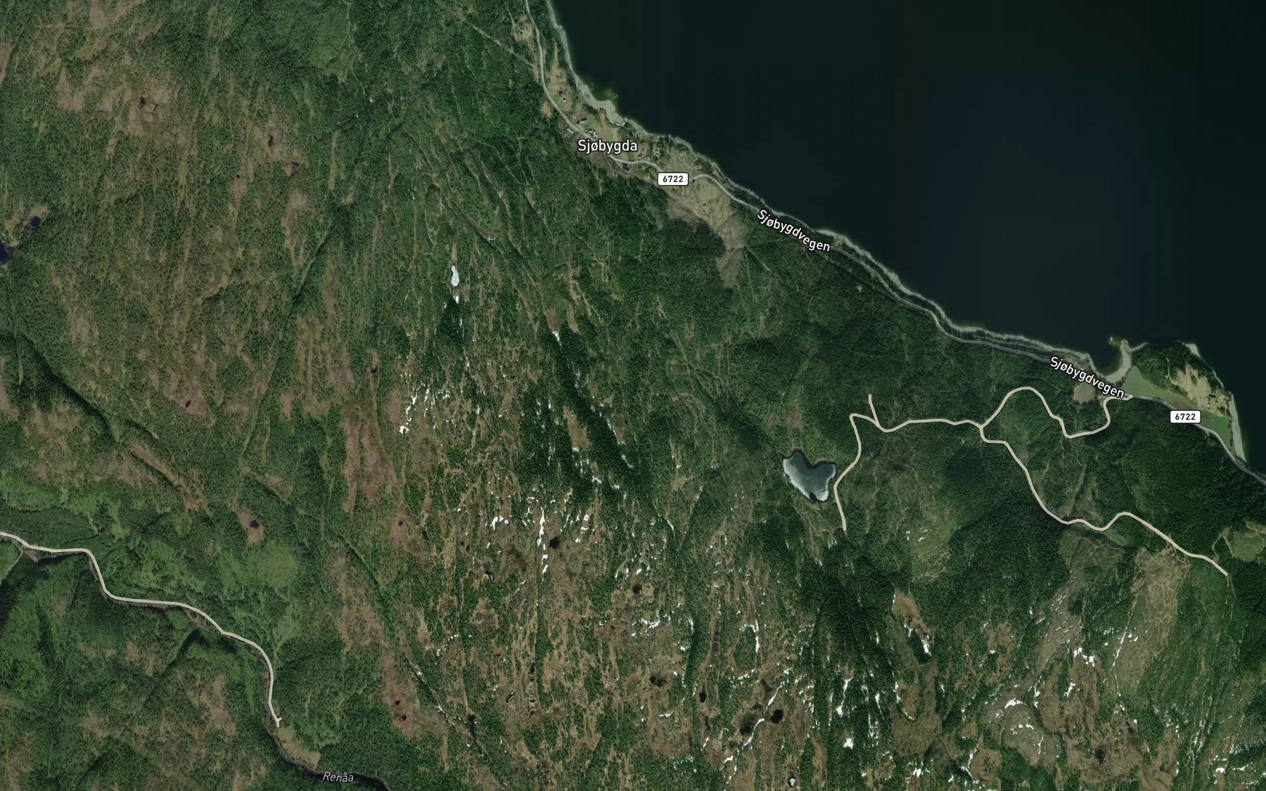 Satellite map of the Rumpdalsbekken
