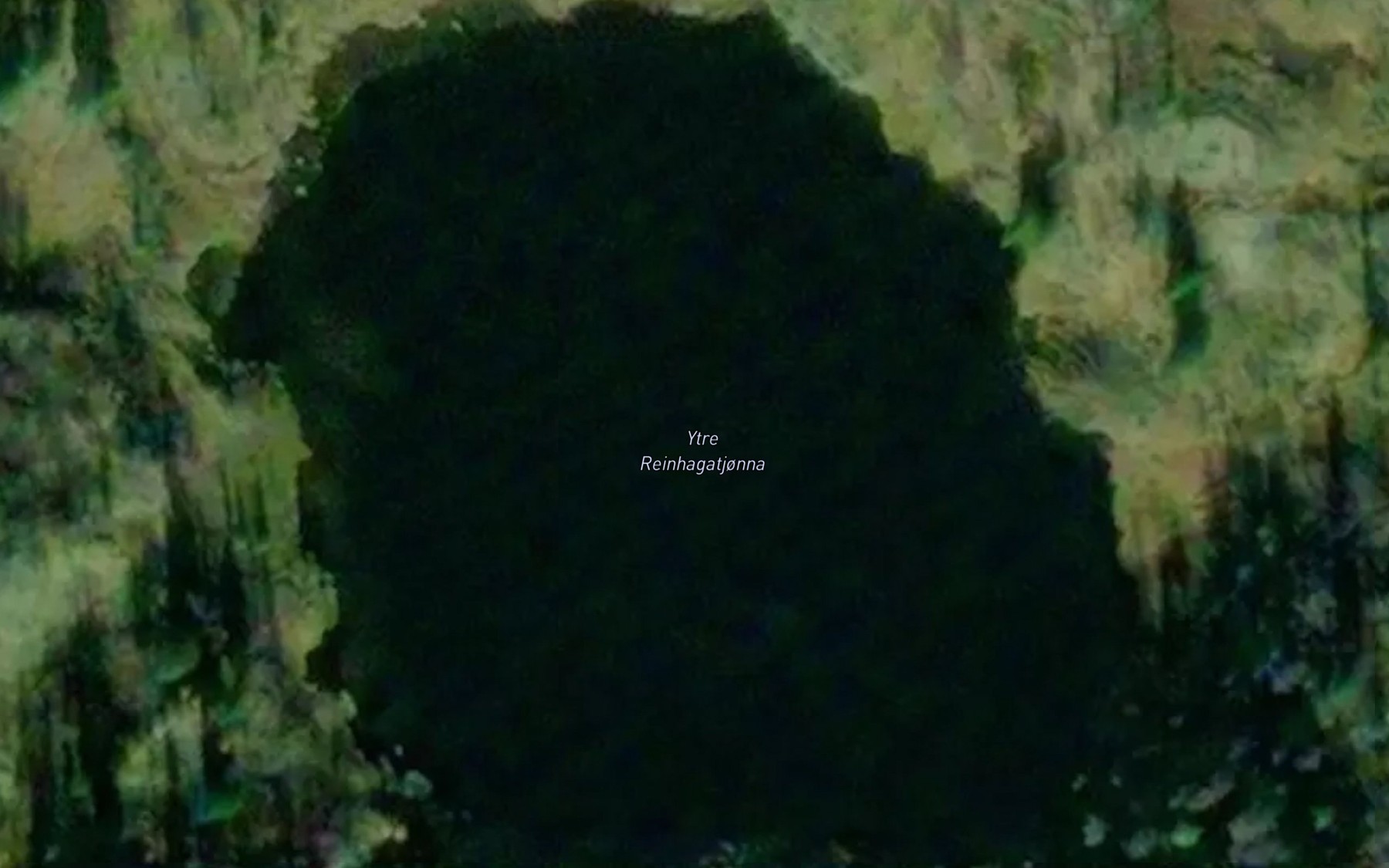 Satellite map of the Ytre Reinhagatjonna