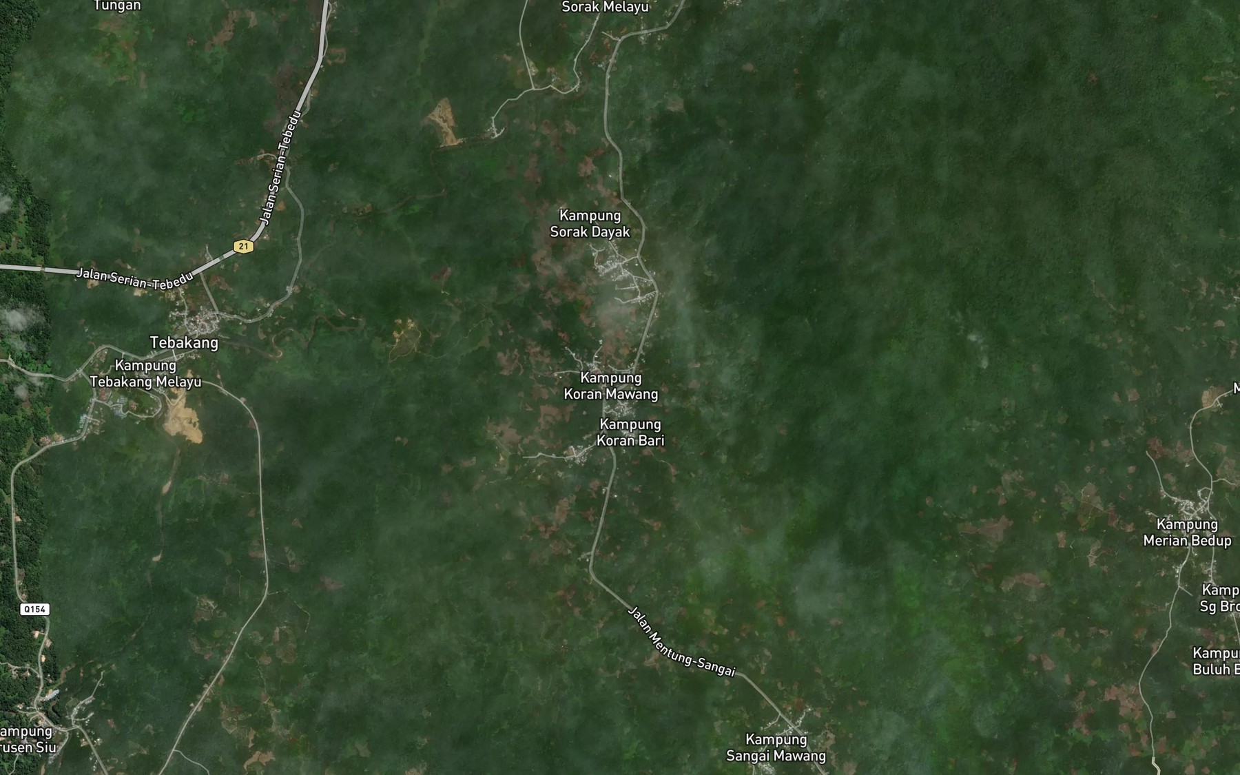 Satellite map of the Sungai Sumpong
