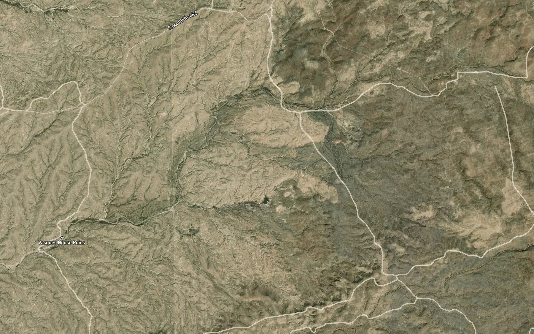 Satellite map of the White Spring