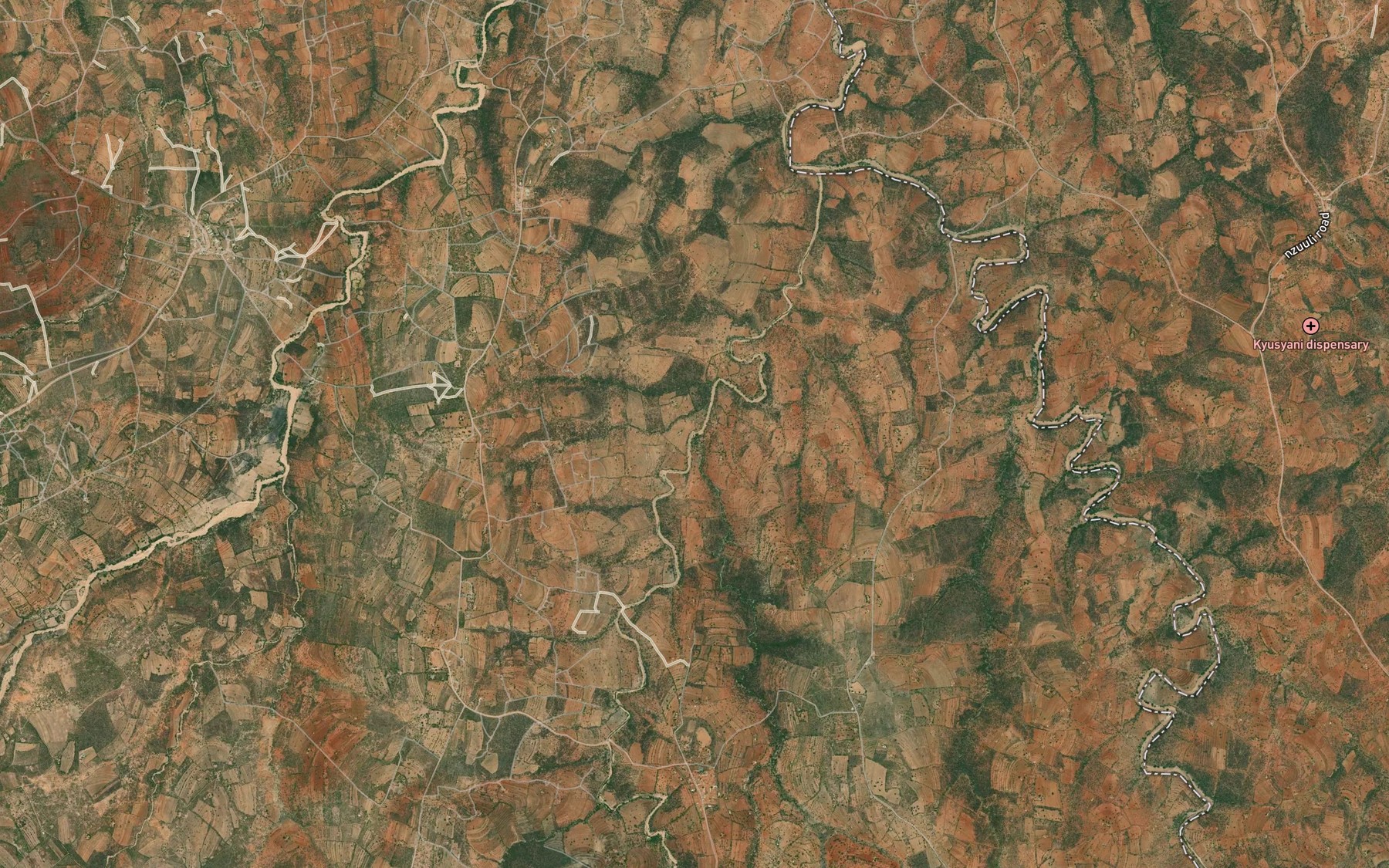 Satellite map of the Muuone