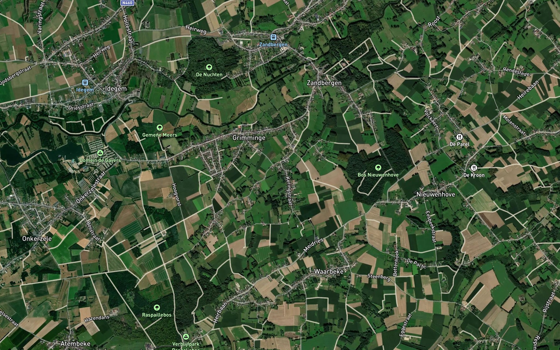 Satellite map of the Molenbeek
