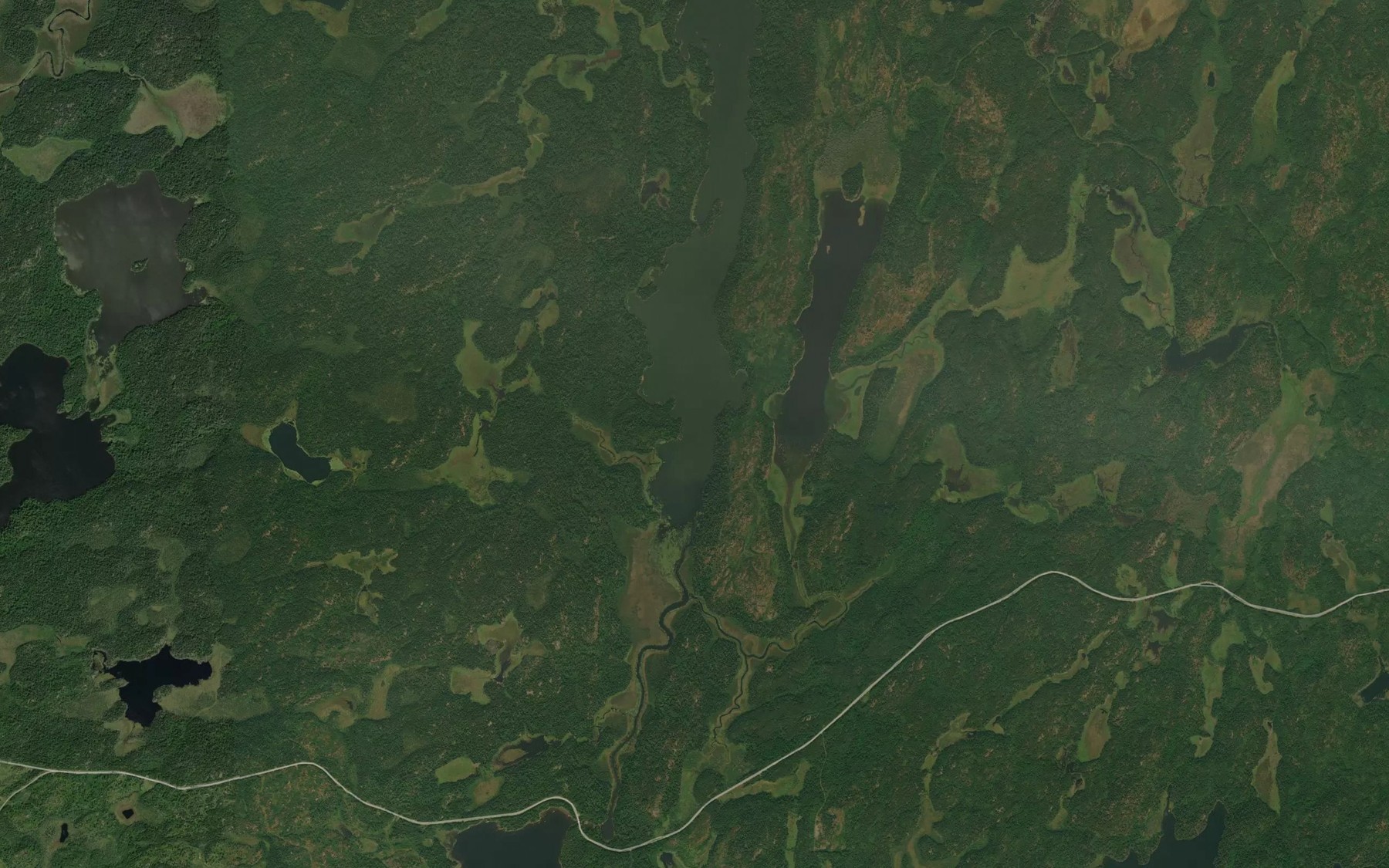 Satellite map of the Meridian Bay