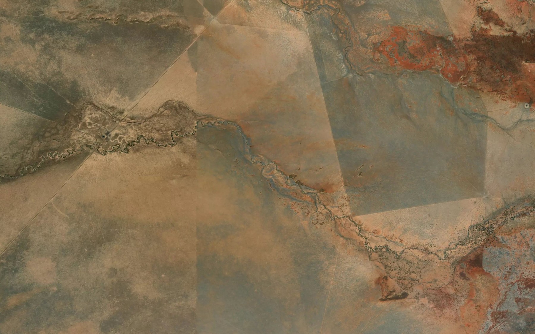 Satellite map of the Yellow Waterhole