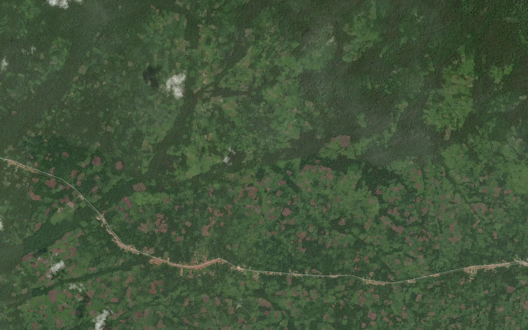 Satellite map of the Lisaka