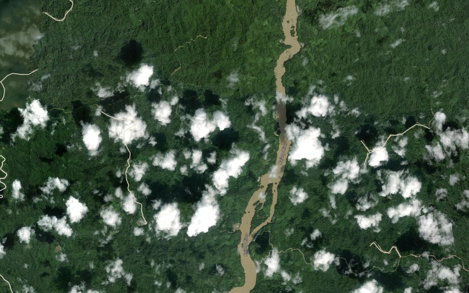 Satellite map of the Sungai Bakoh