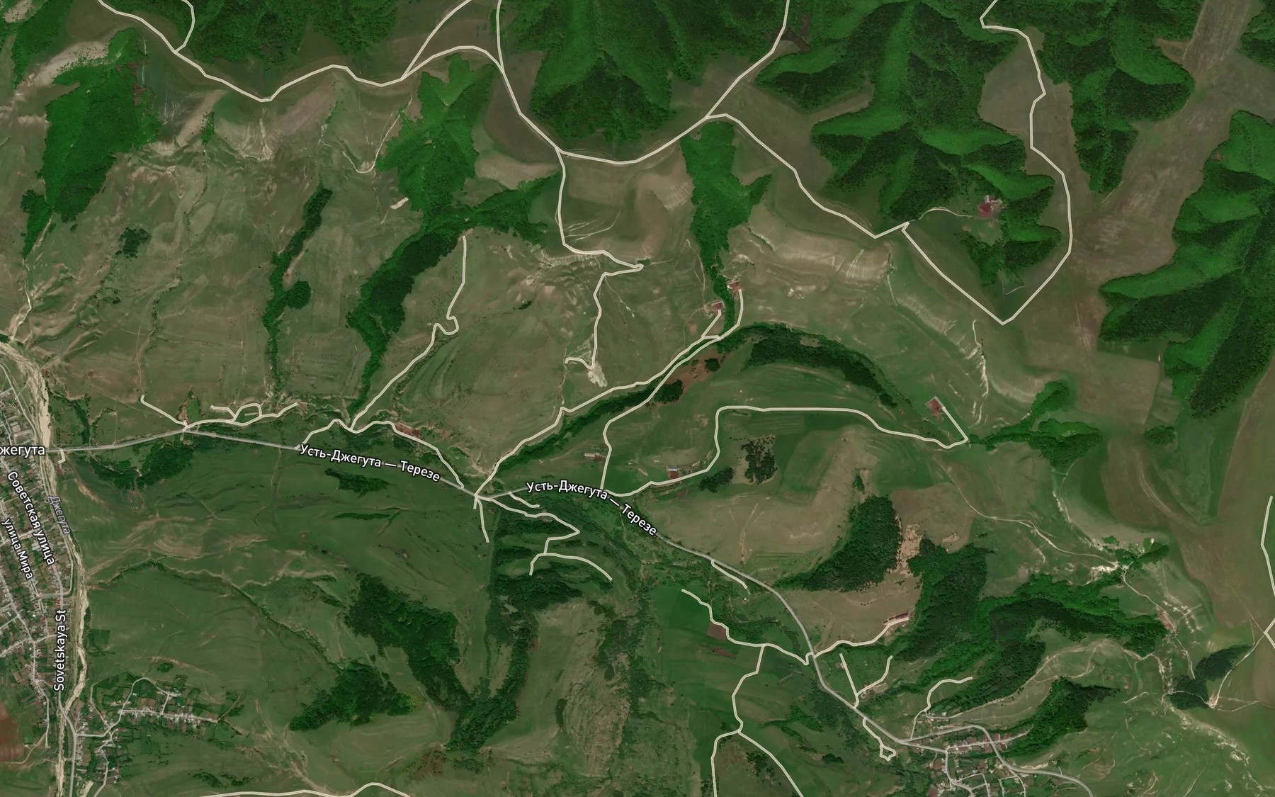 Satellite map of the Balka Geri