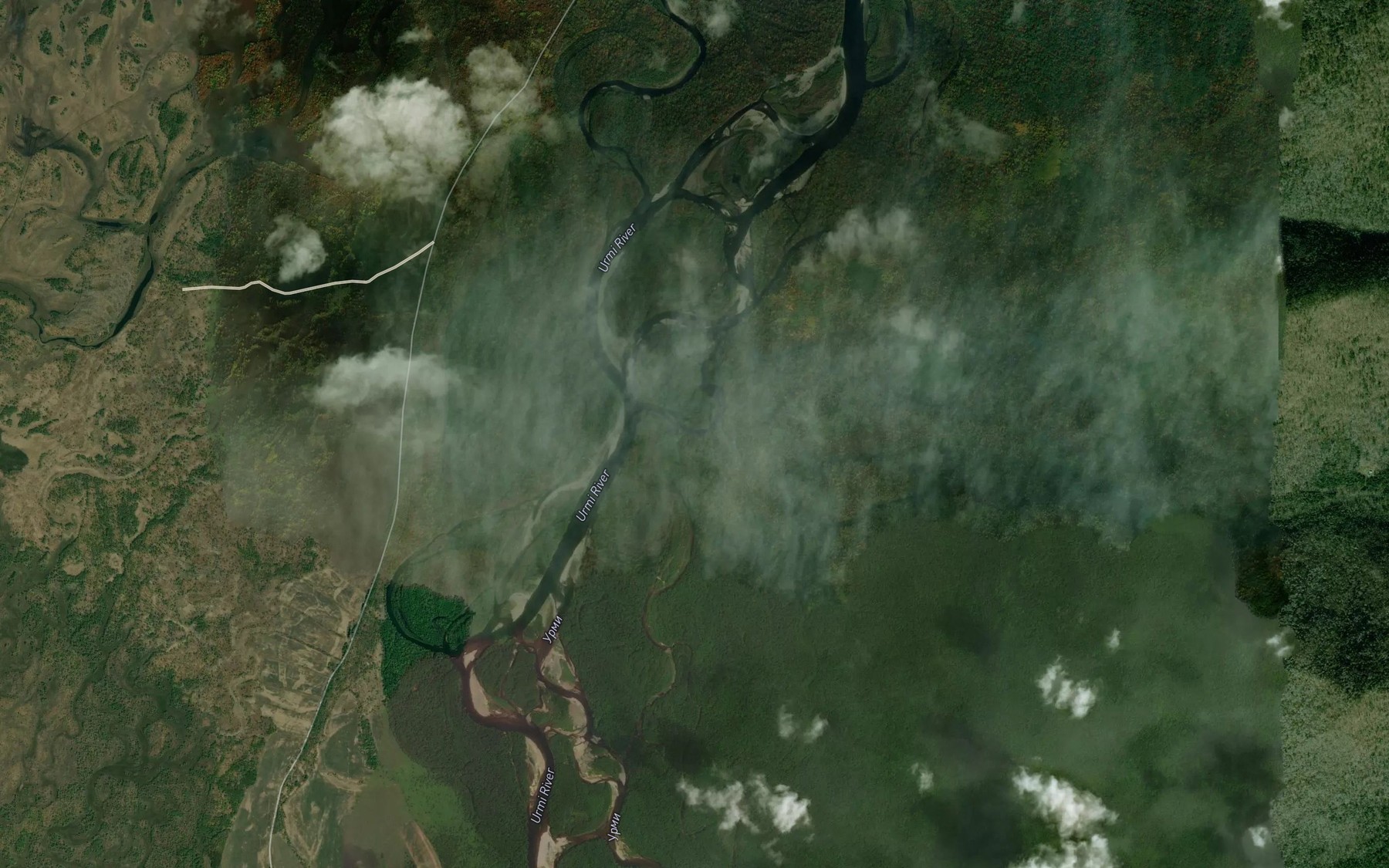 Satellite map of the Koldok