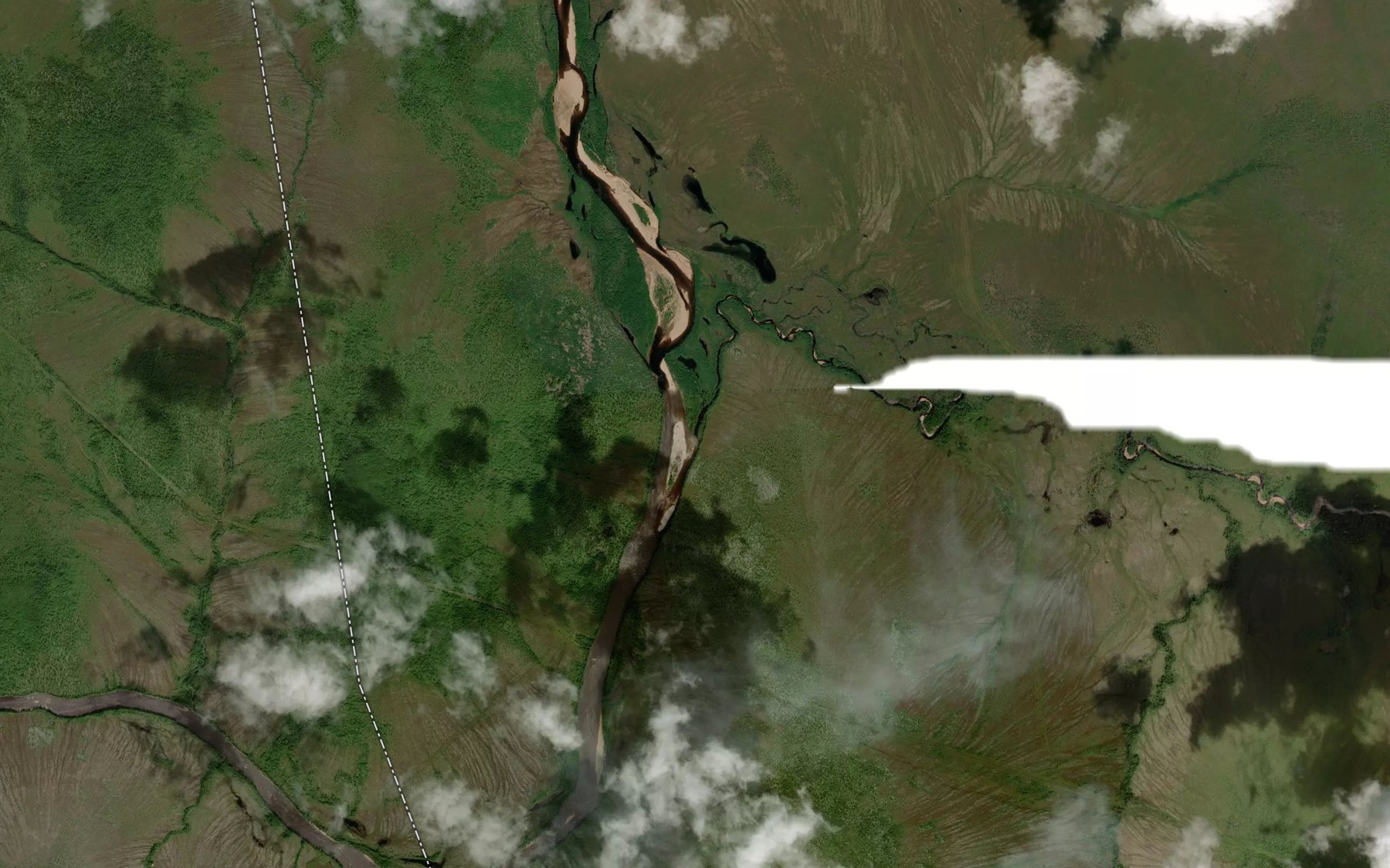 Satellite map of the El'ga