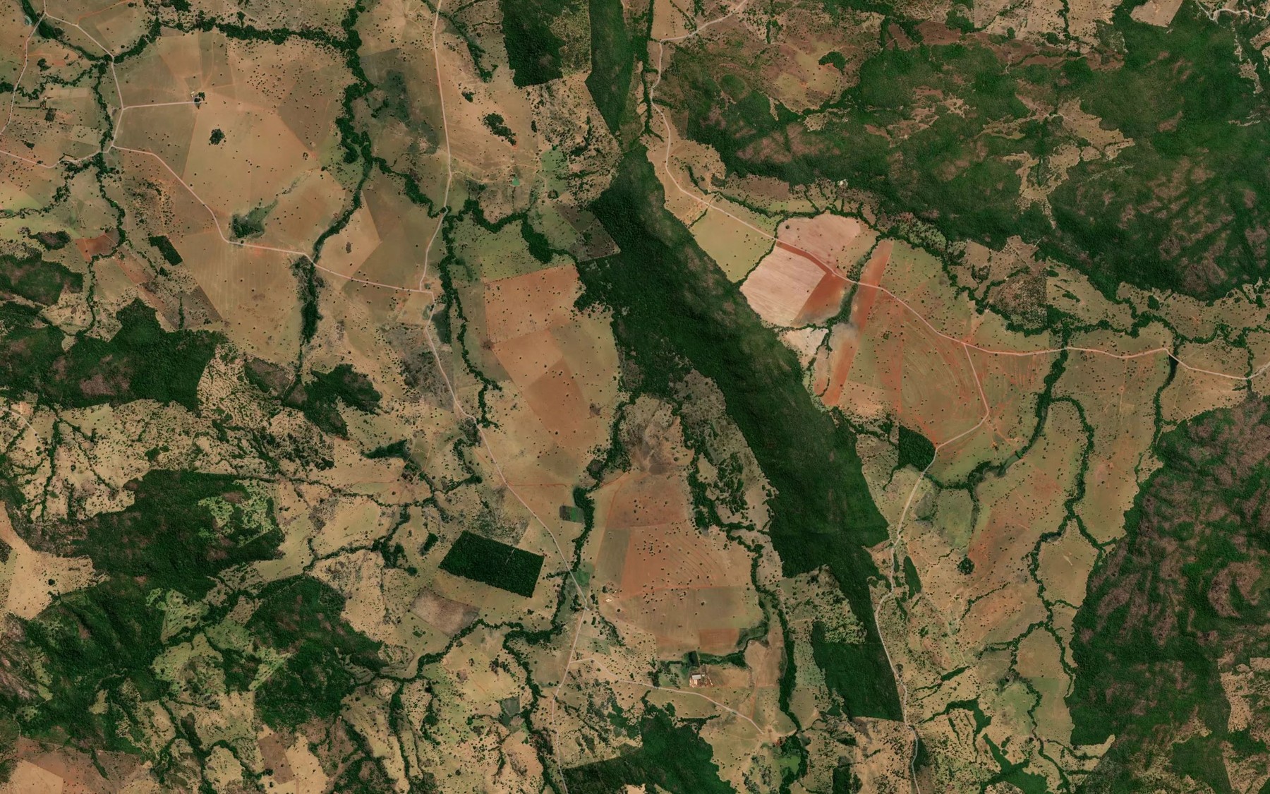 Satellite map of the Corrego do Jovino
