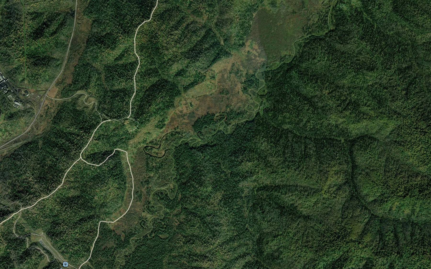 Satellite map of the Bol'shaya Siyenka