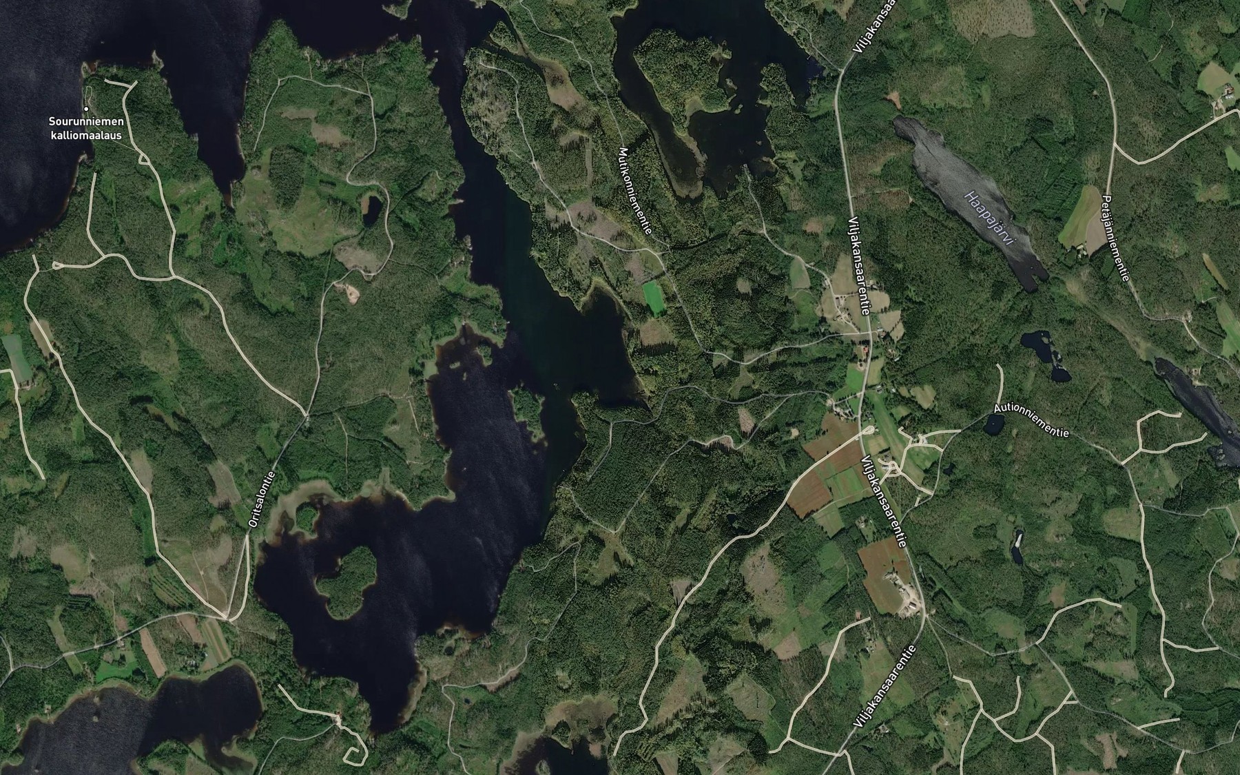 Satellite map of the Rantalahti