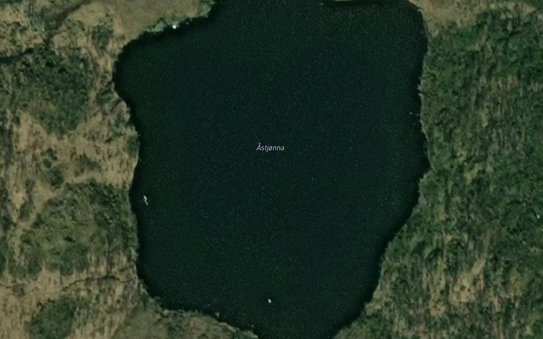 Satellite map of the Astjorna