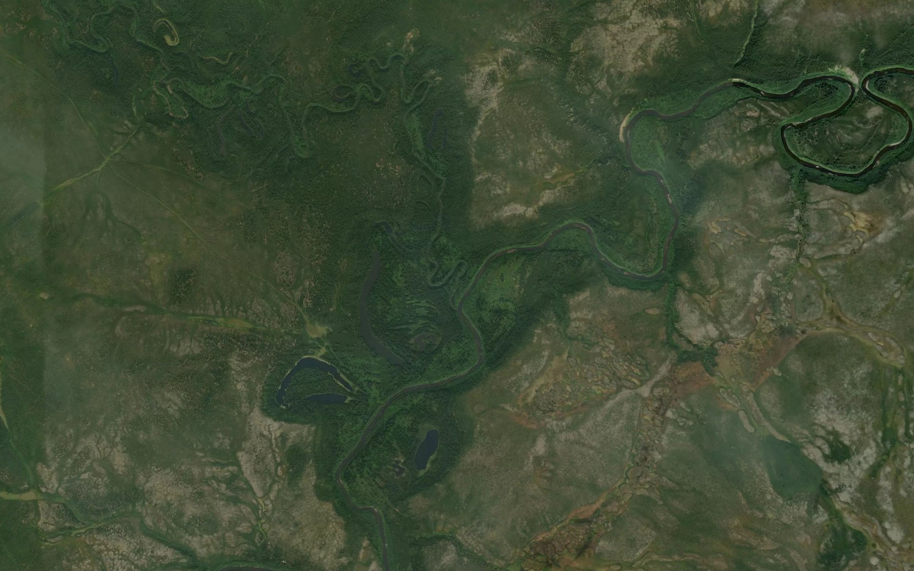 Satellite map of the Van'yu