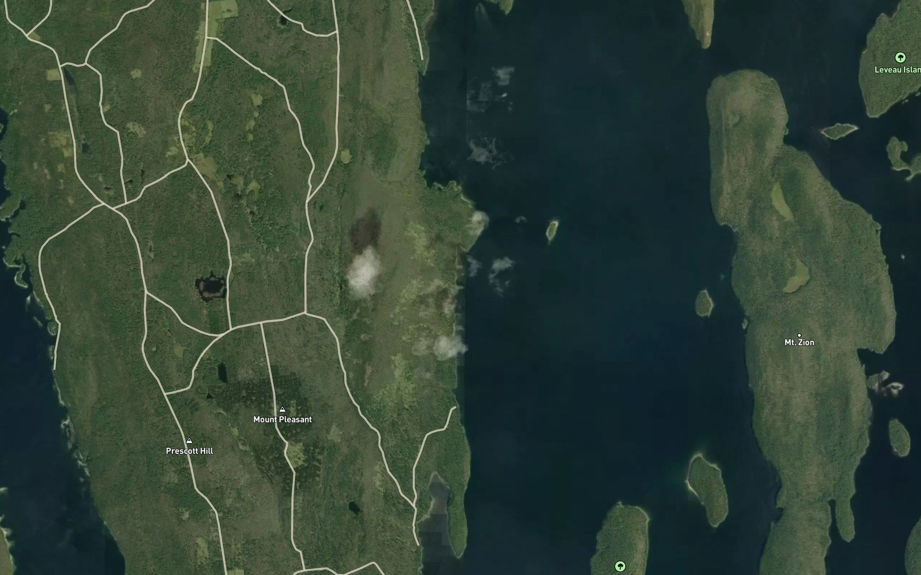Satellite map of the Spot 5