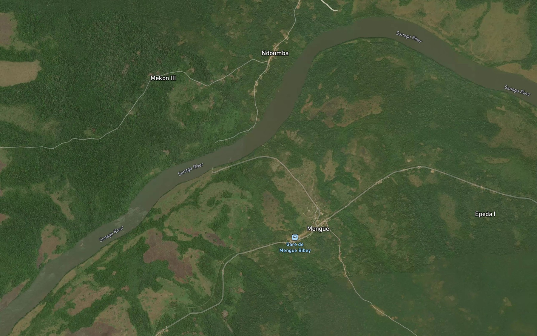 Satellite map of the Kogo