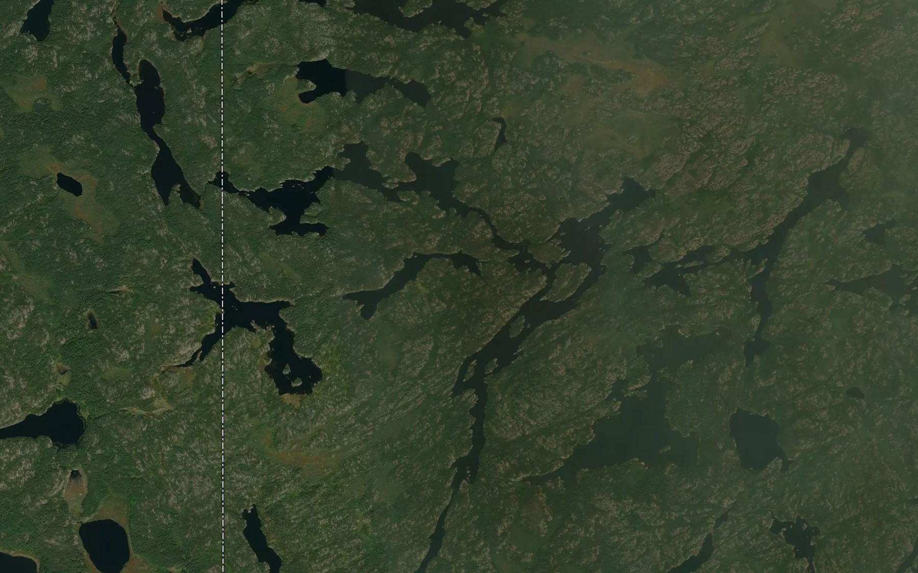 Satellite map of the Goldthorpe Lake