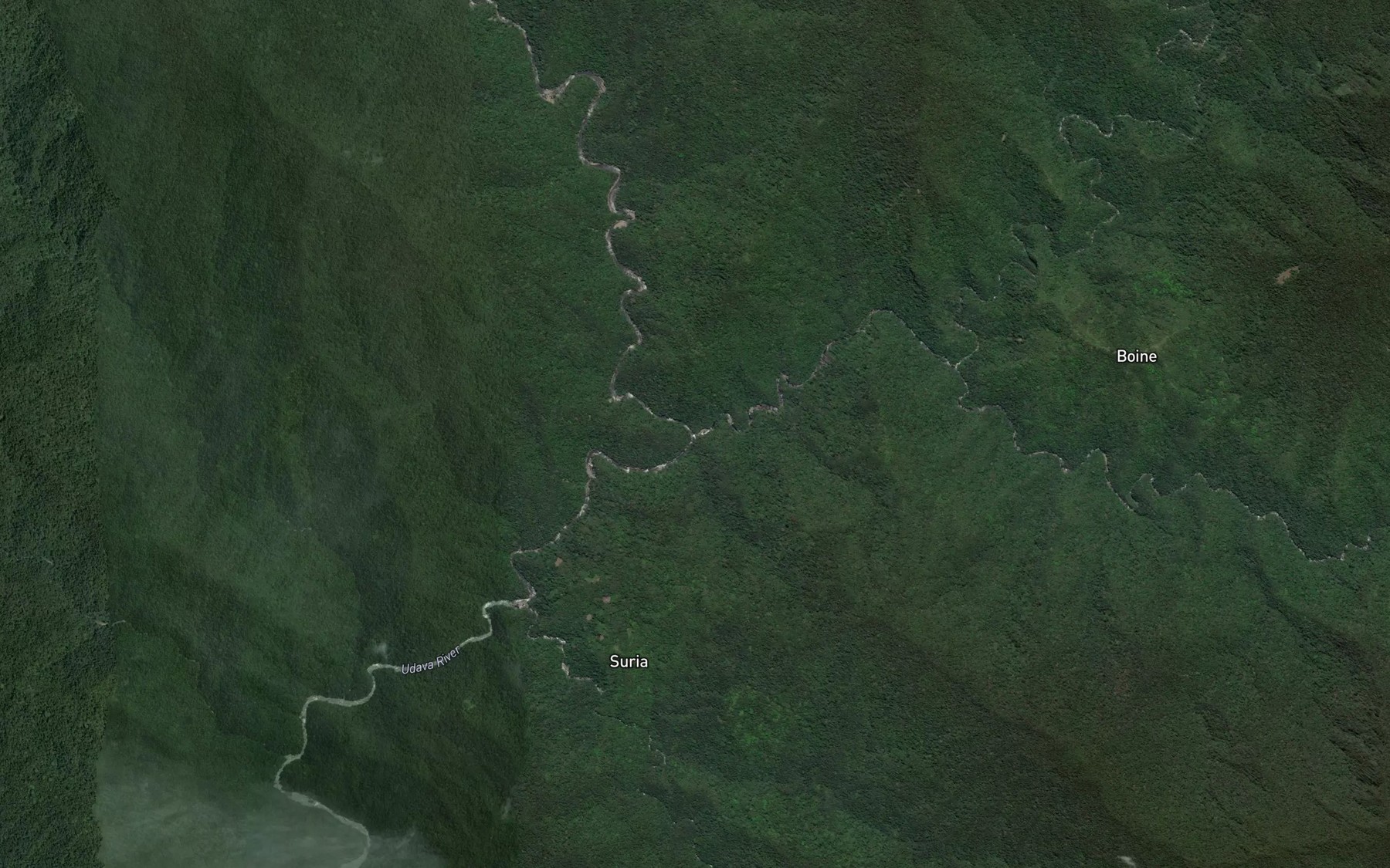 Satellite map of the Dala Poupe River