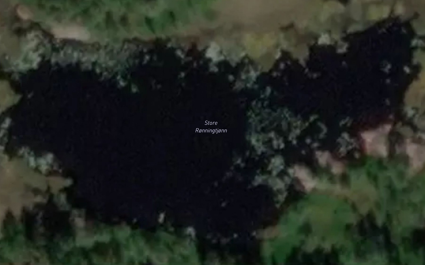 Satellite map of the Store Ronningtjonn