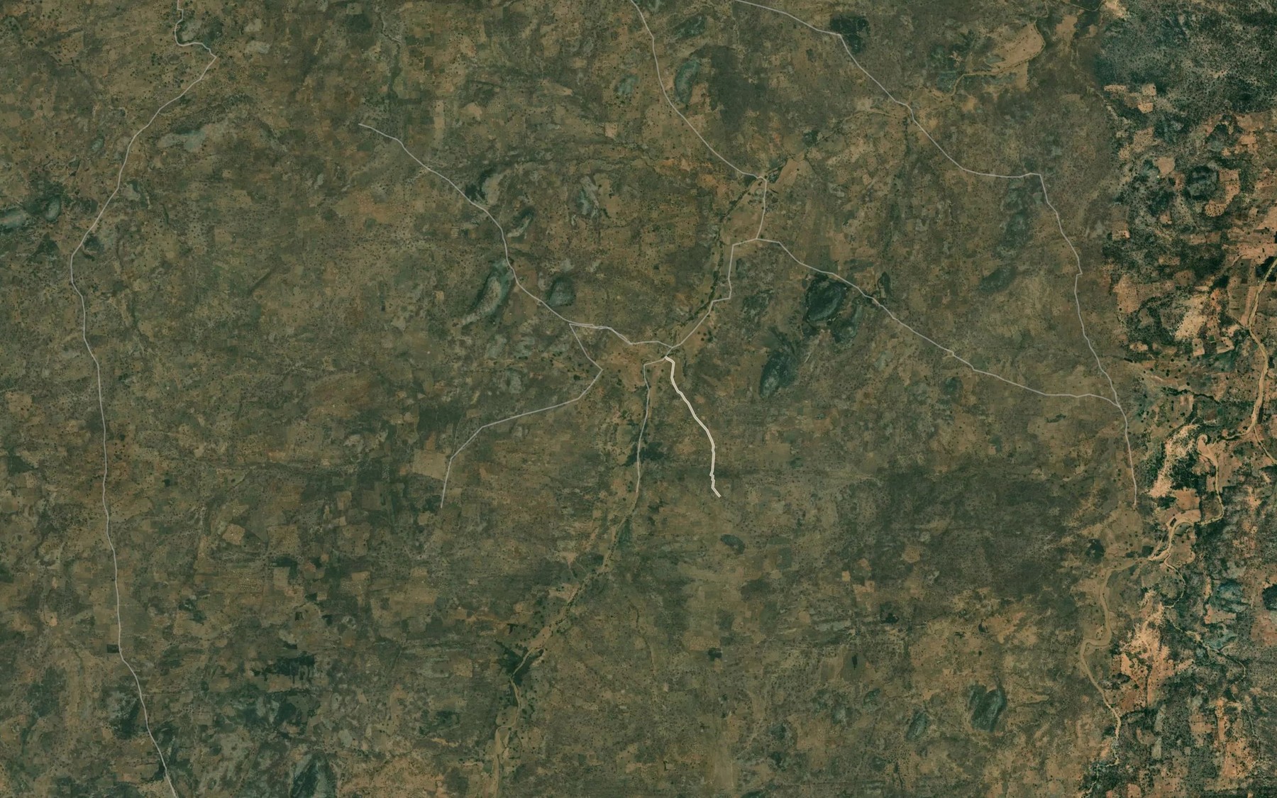 Satellite map of the Yelwa