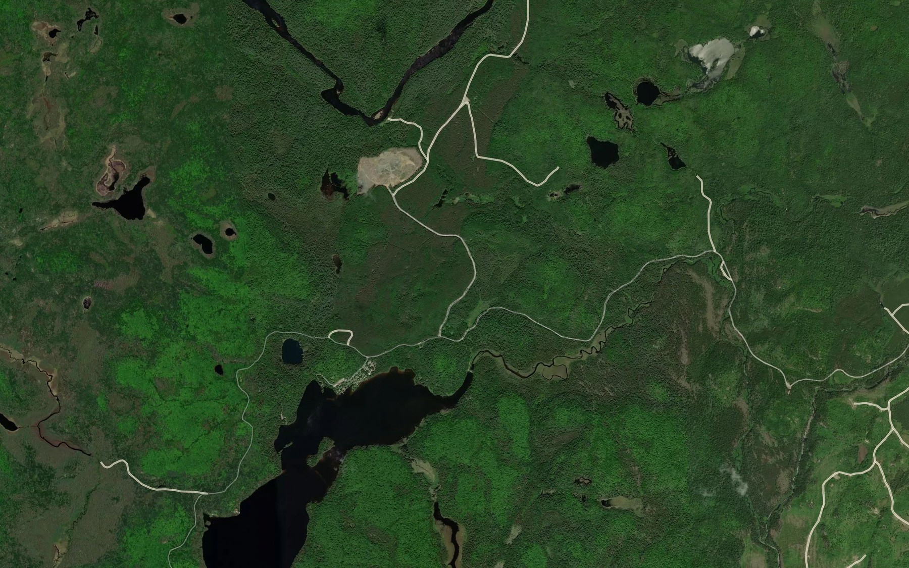 Satellite map of the The Elbow