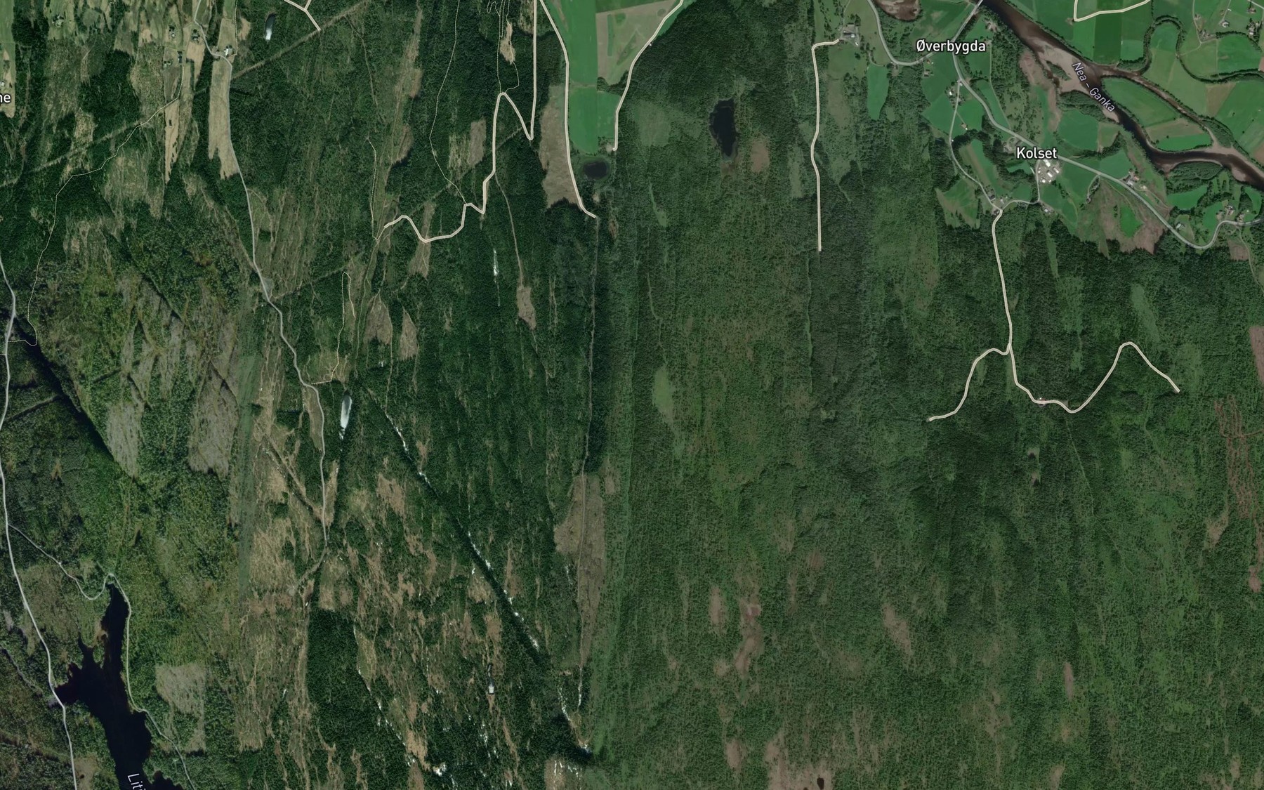 Satellite map of the Kvennhusbekken